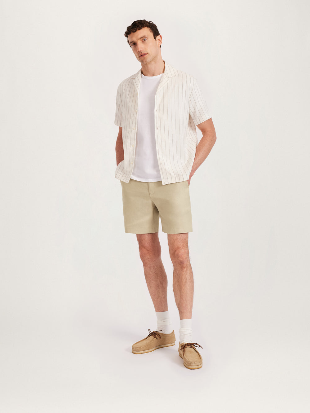 The 12 Shorts Linen 8" || Sand | Linen