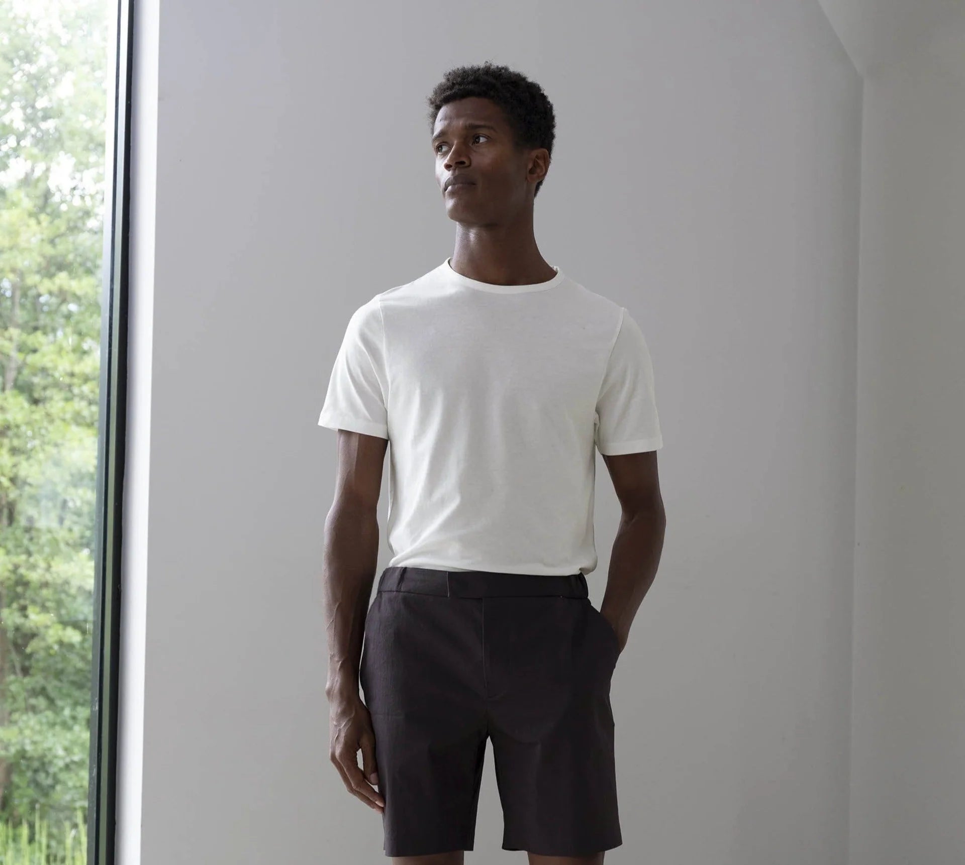 The Tailored Tee Organic || Off White | Organic Cotton