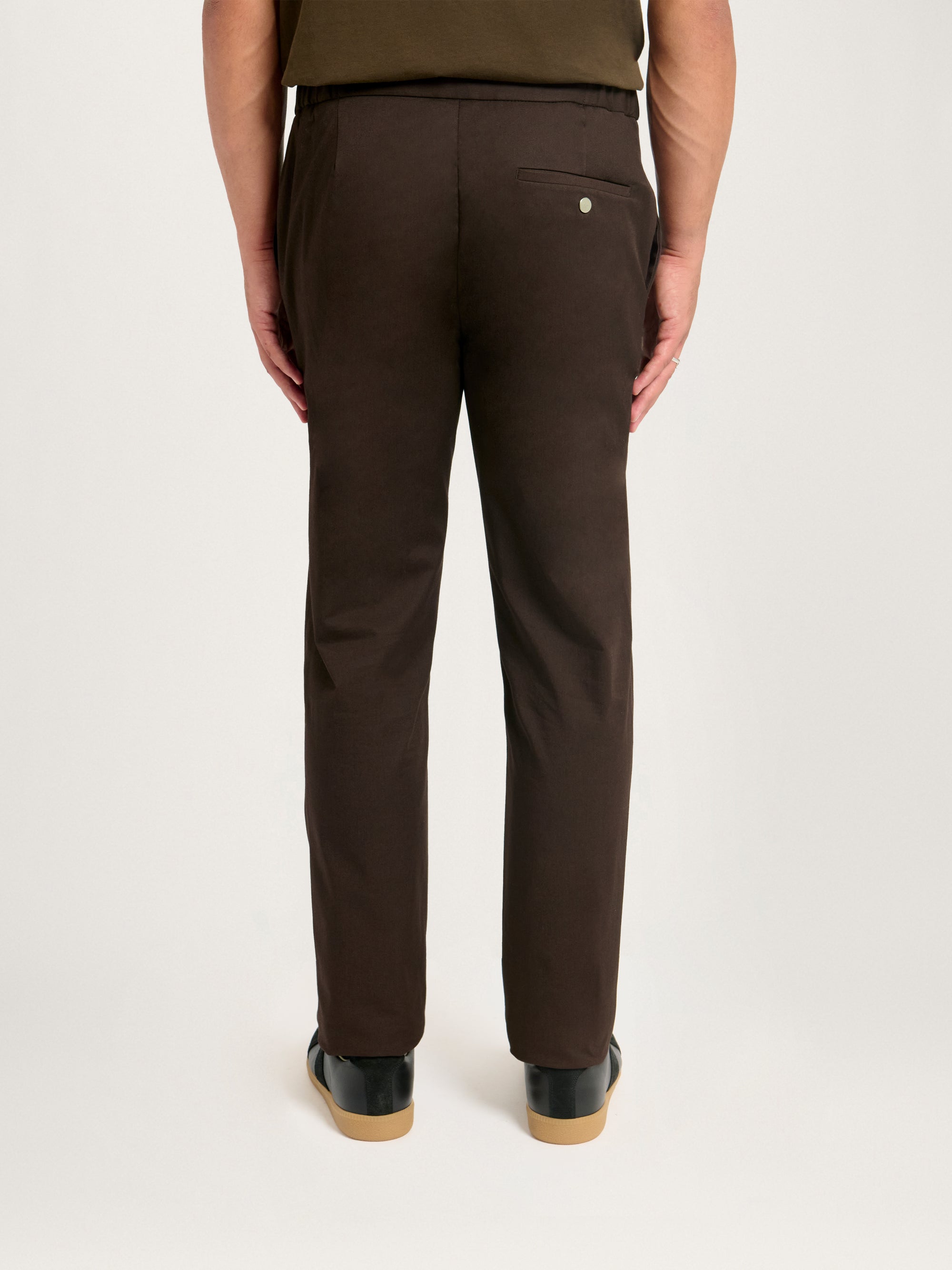The 24 Trouser || Espresso | Stretch Cotton