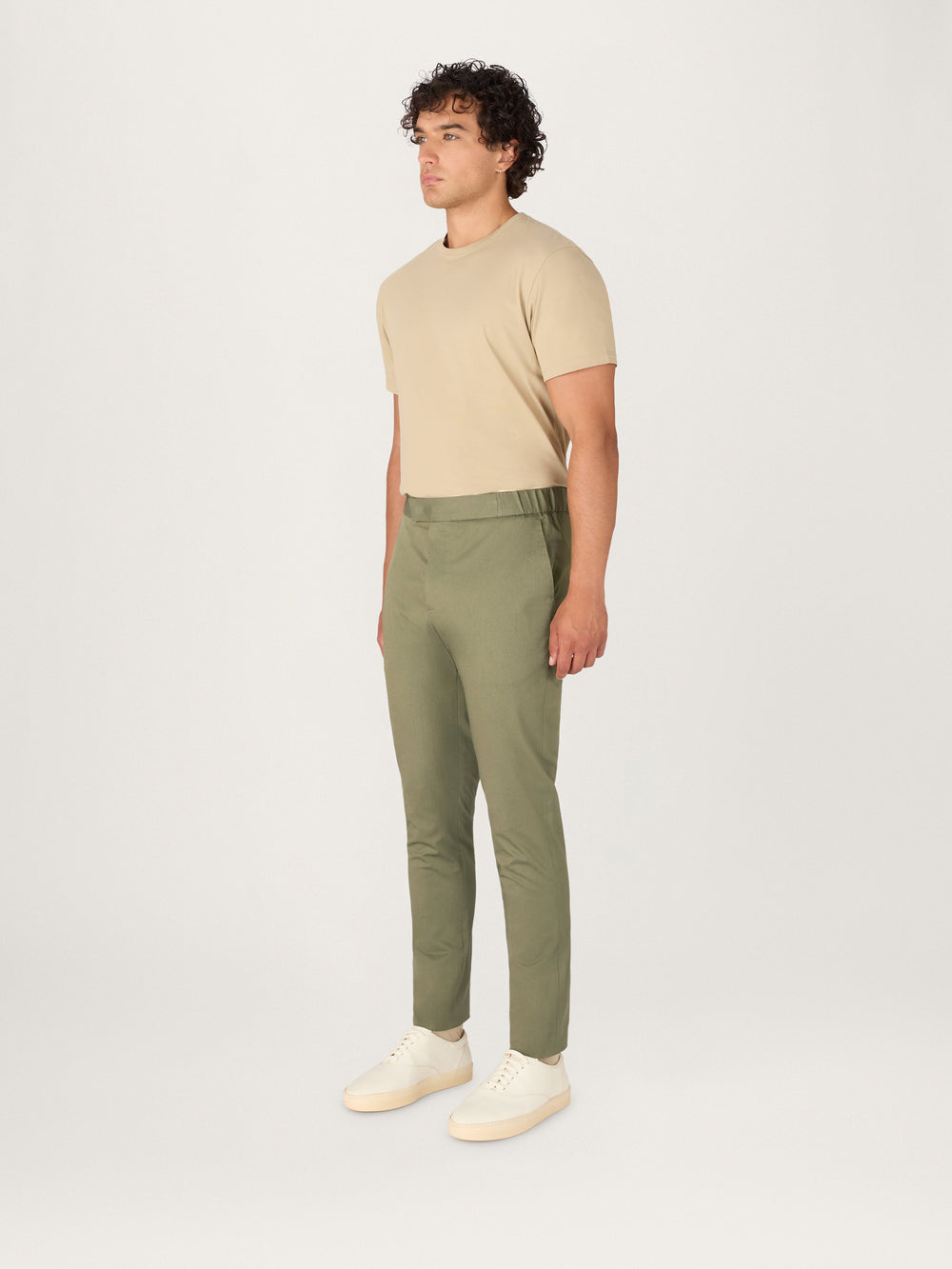 The 24 Trouser || Sage | Stretch Cotton