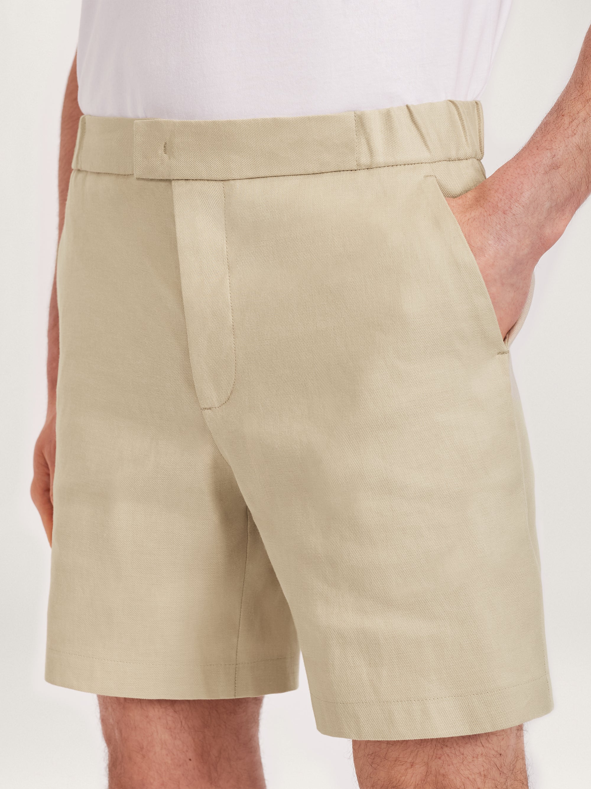 The 12 Shorts Linen 8" || Sand | Linen