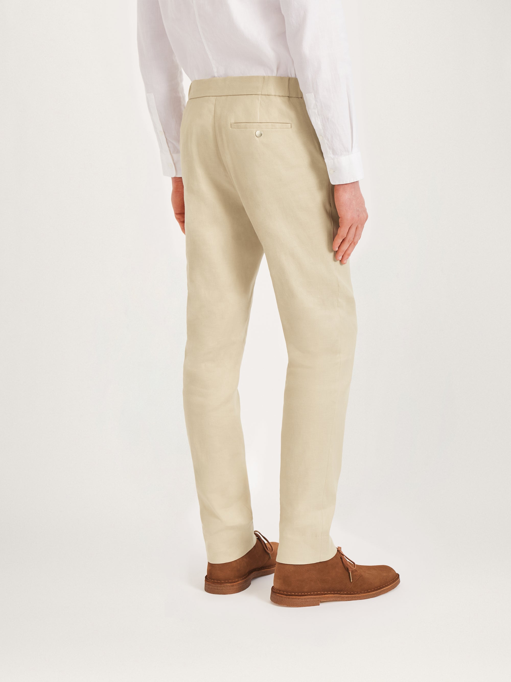 The 24 Trouser Linen || Sand | Linen