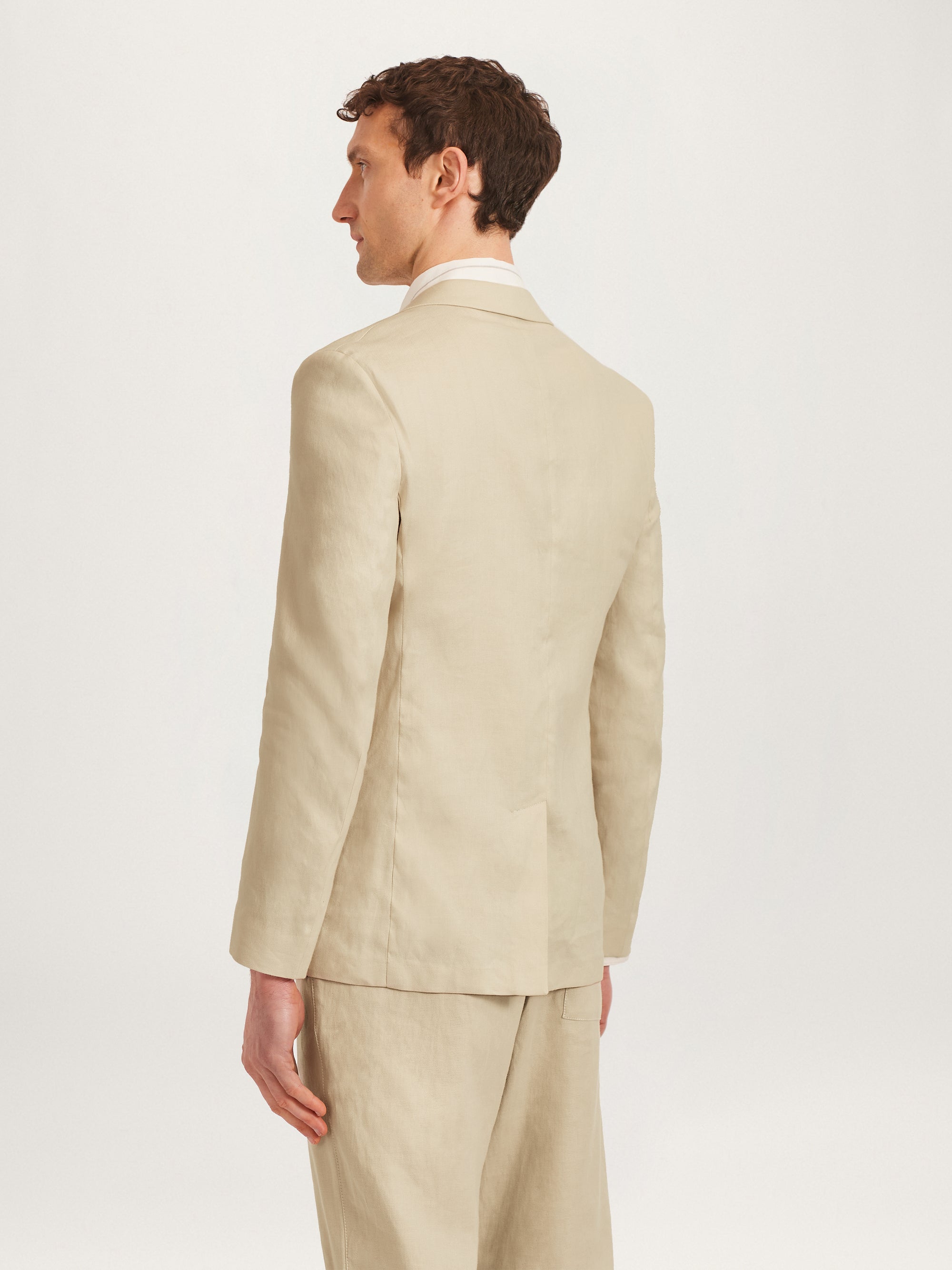 The Linen 24 Blazer || Sand | Linen