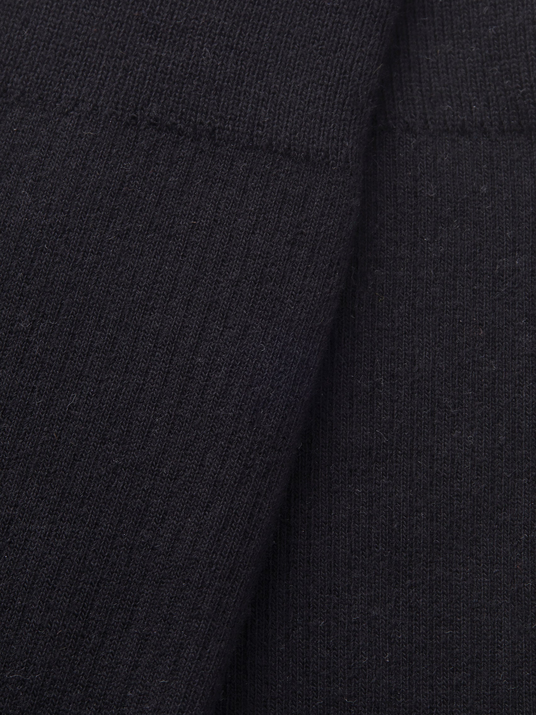 The Line Sock || Black | Organic Cotton