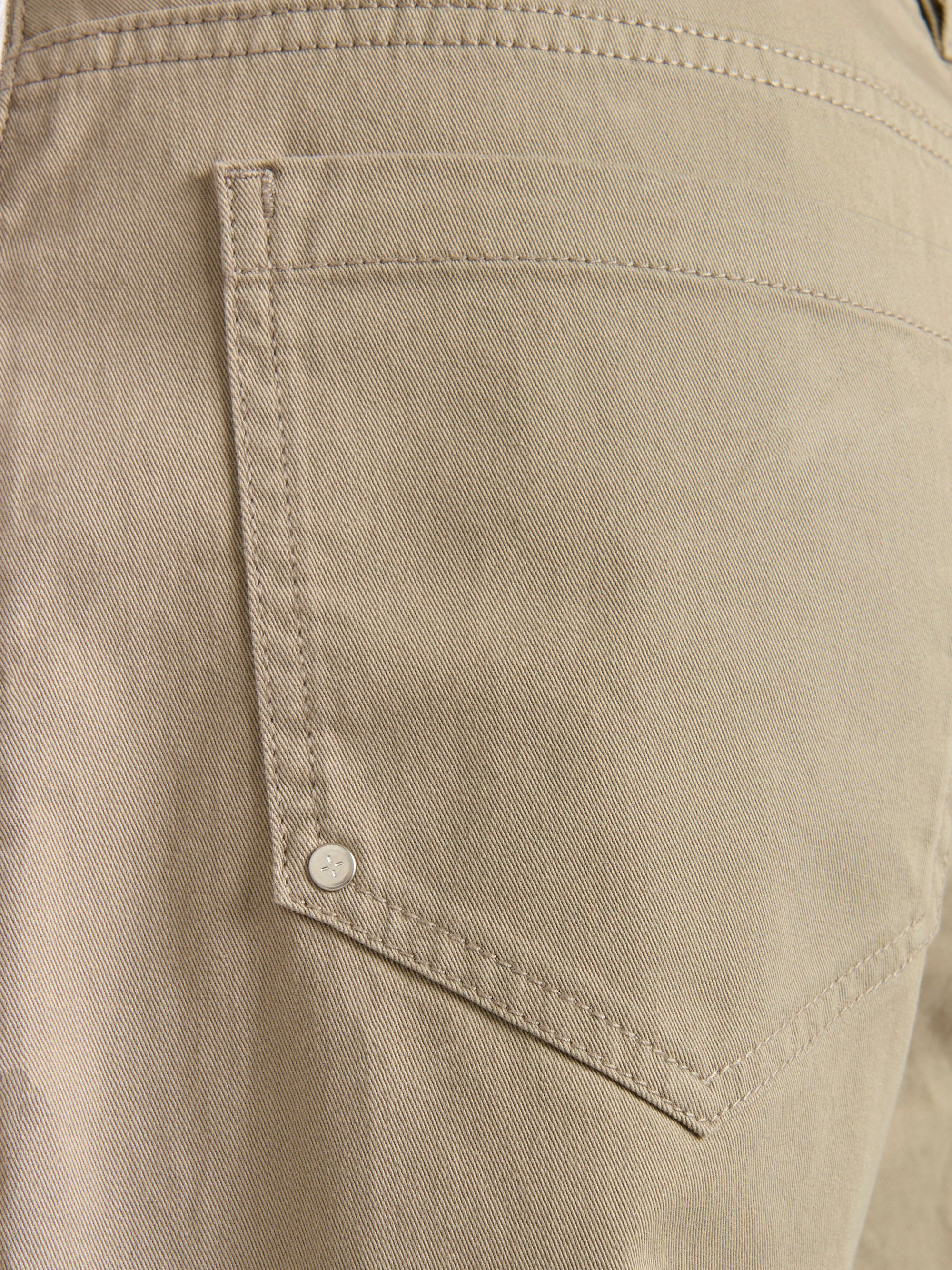 The Five Pocket Trouser || Dark Beige | Stretch Cotton