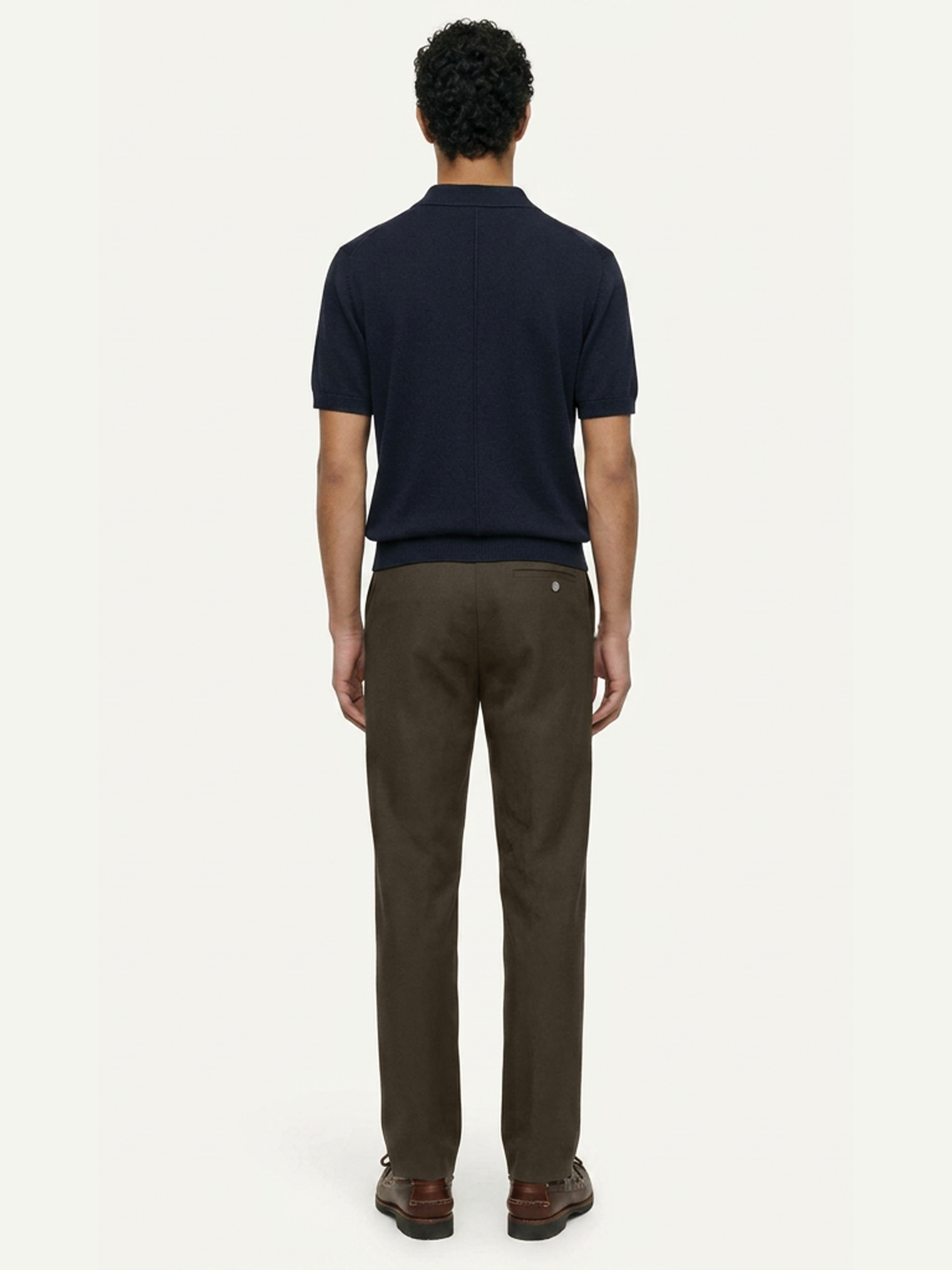 The 24 Classic Polo || Navy | Cotton Silk