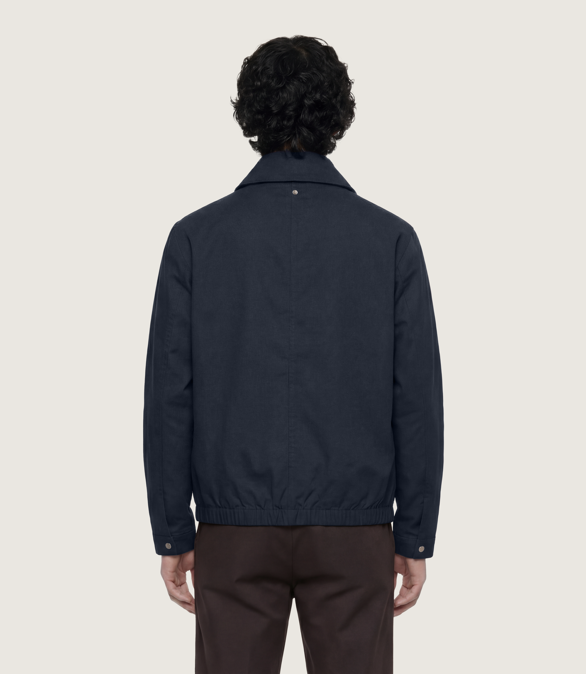 The 24 Coach Jacket || Navy | Cotton