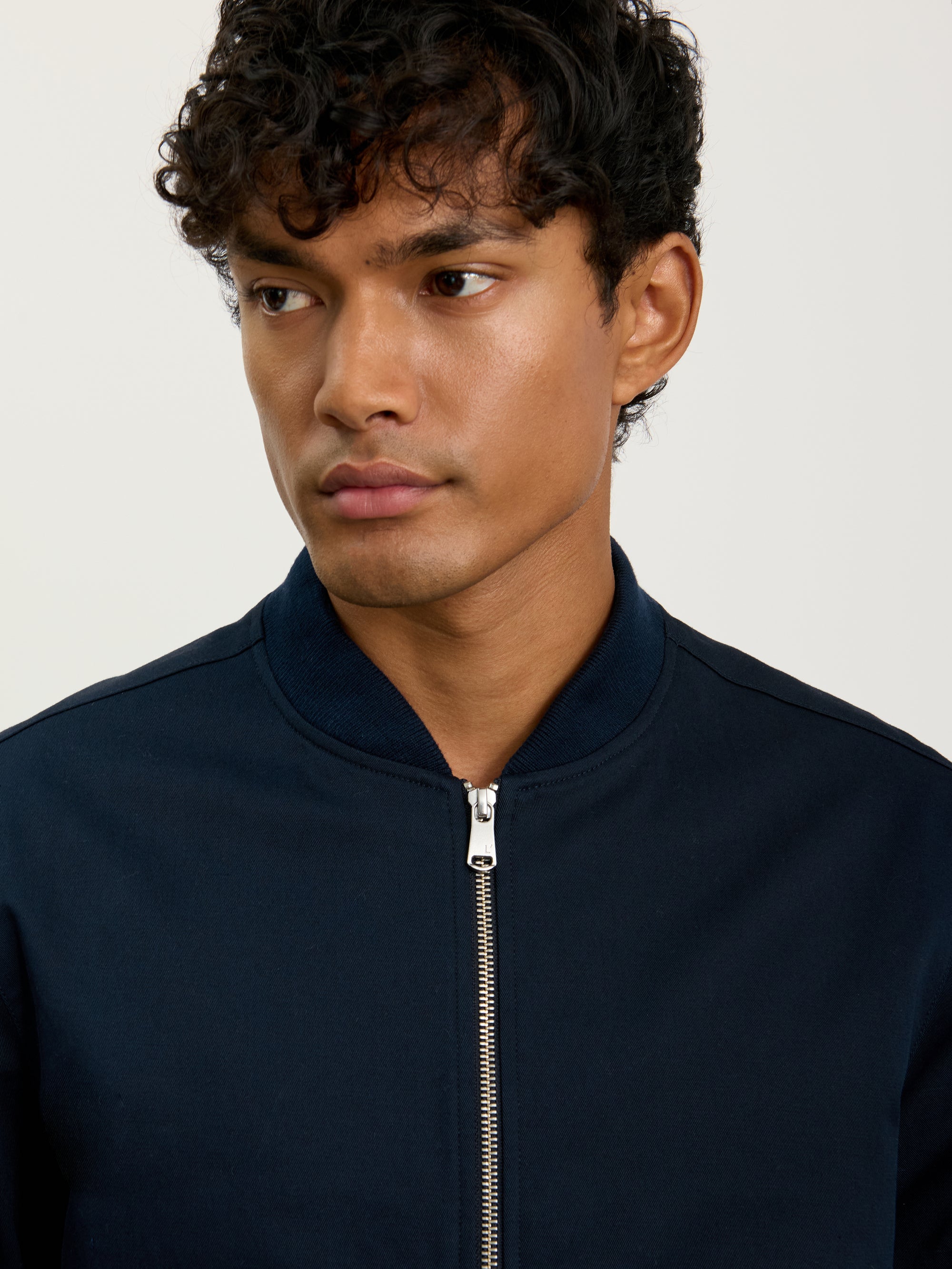 The City Bomber Jacket || Navy