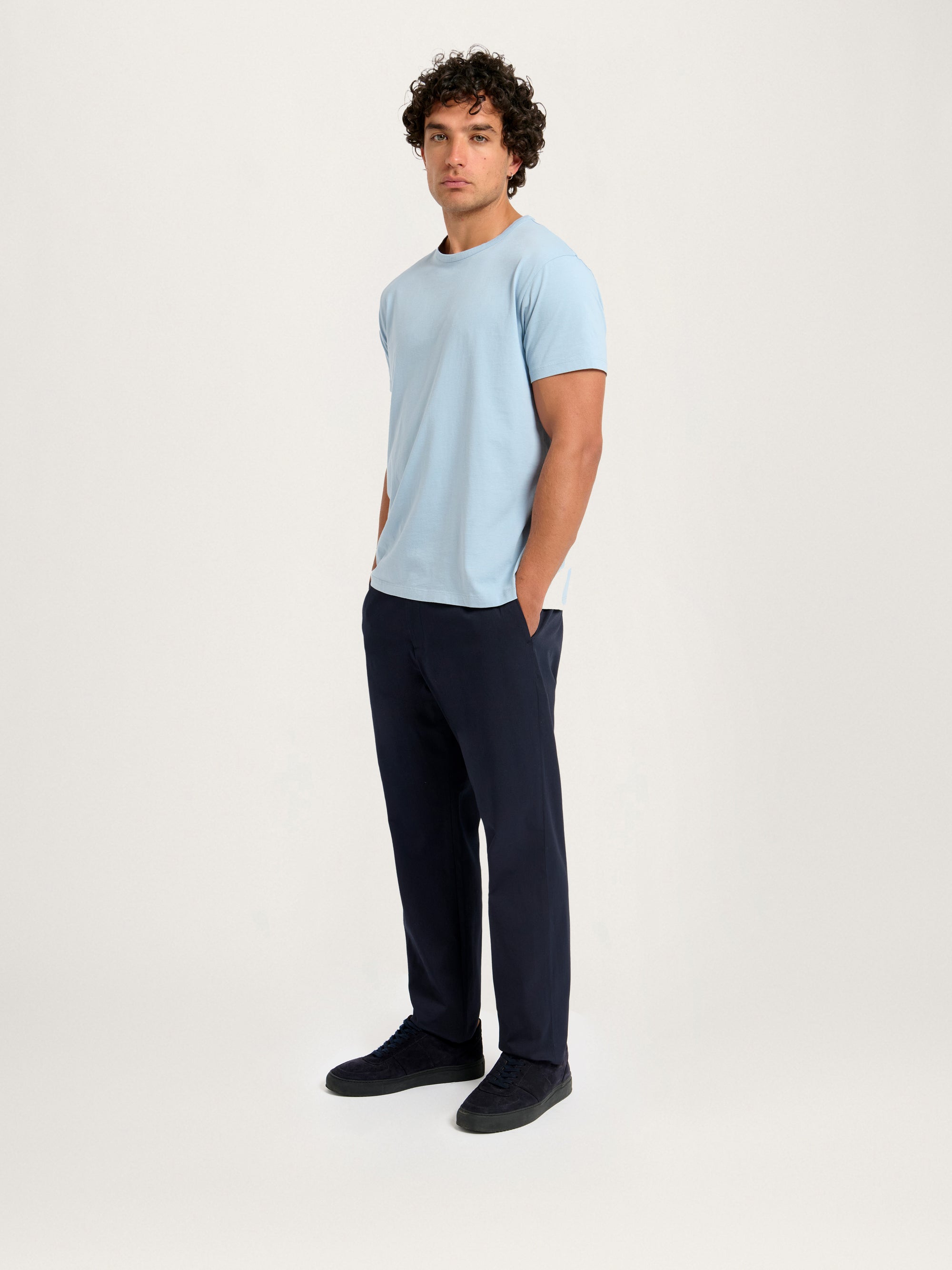 The Classic Tee || Dusty Blue | Organic Cotton