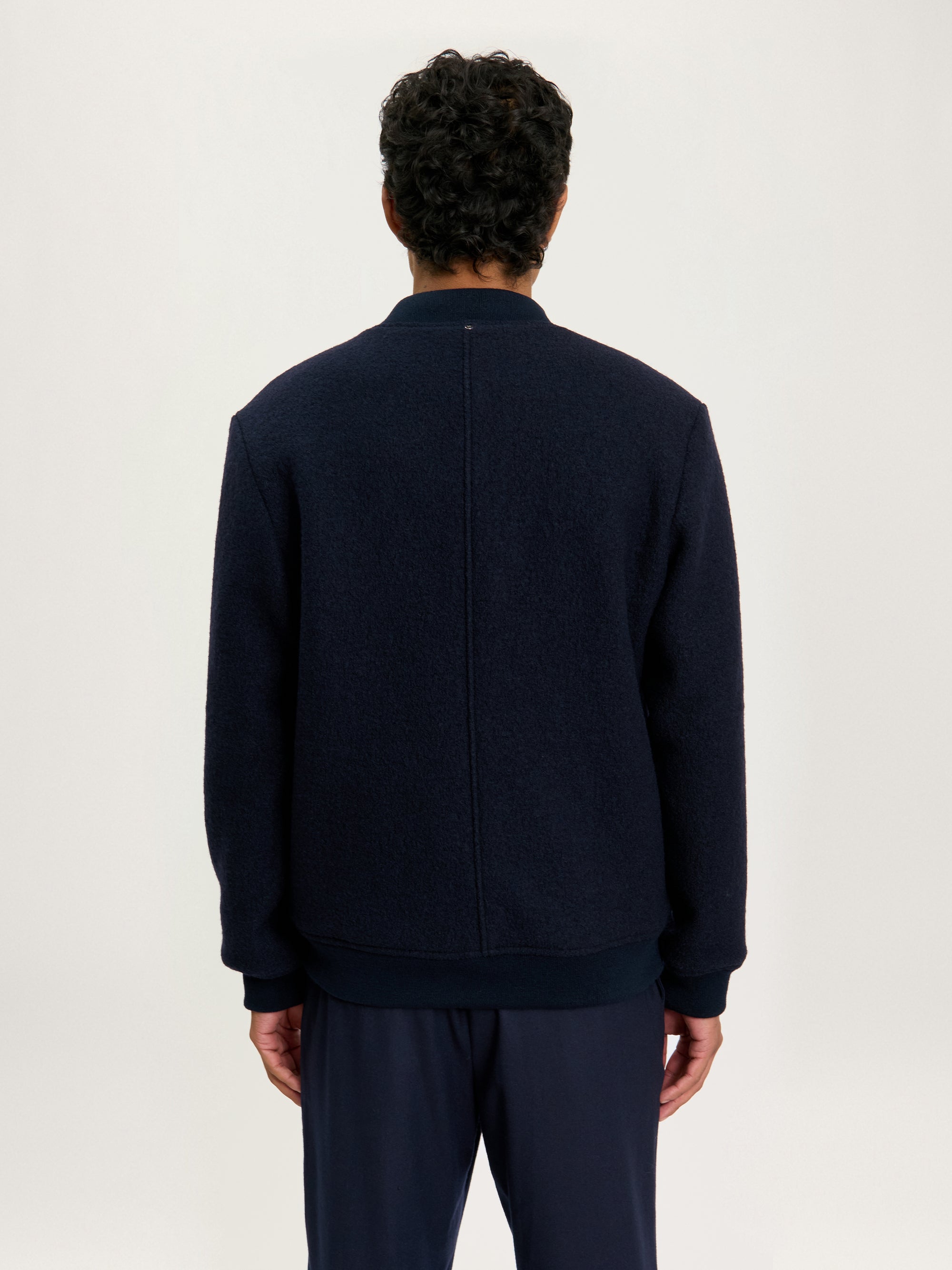 The Cloudwool Bomber Jacket || Navy