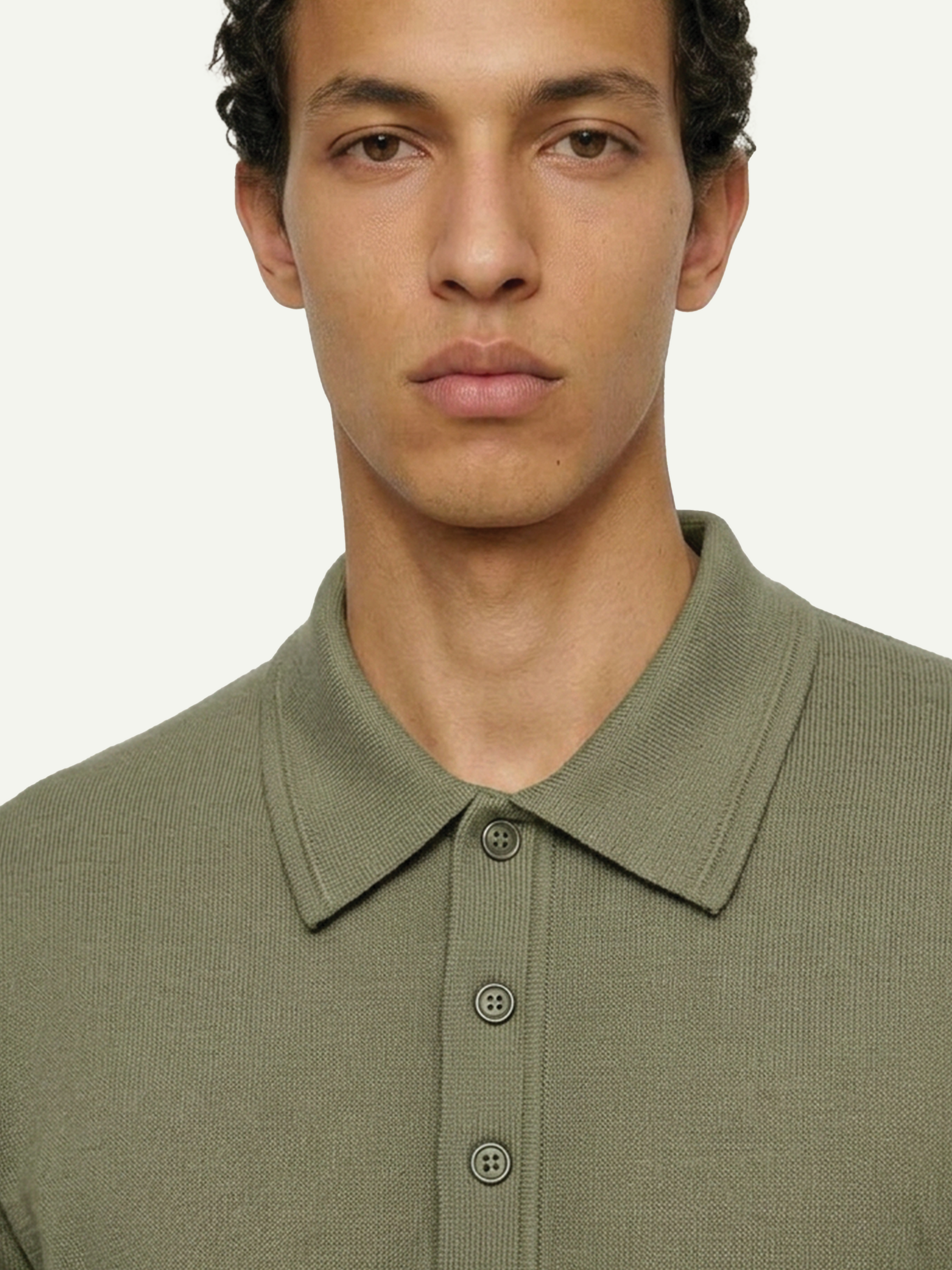 The 24 Classic Polo || Sage | Cotton Silk