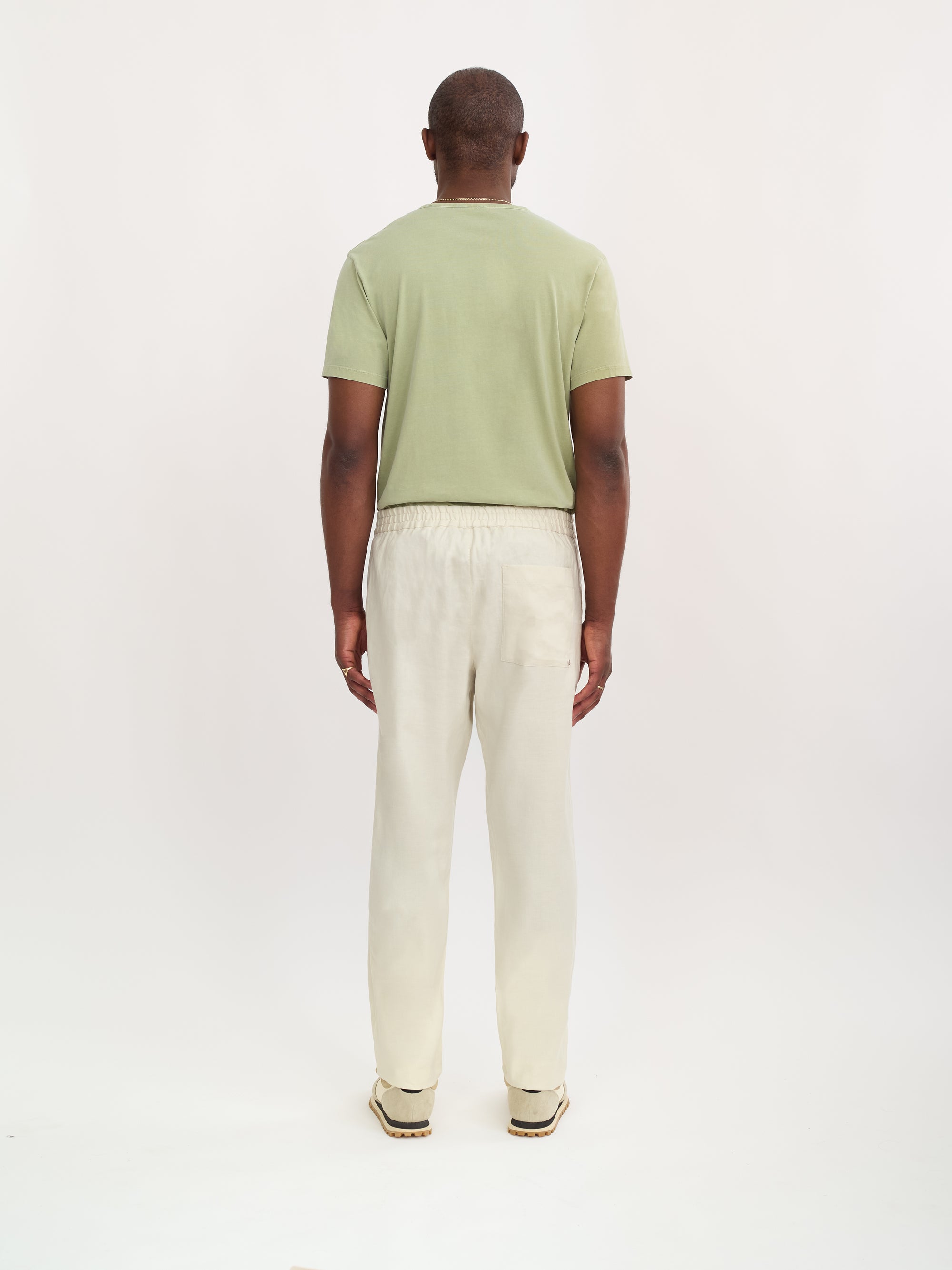 The Easy Trouser || Ivory | Linen