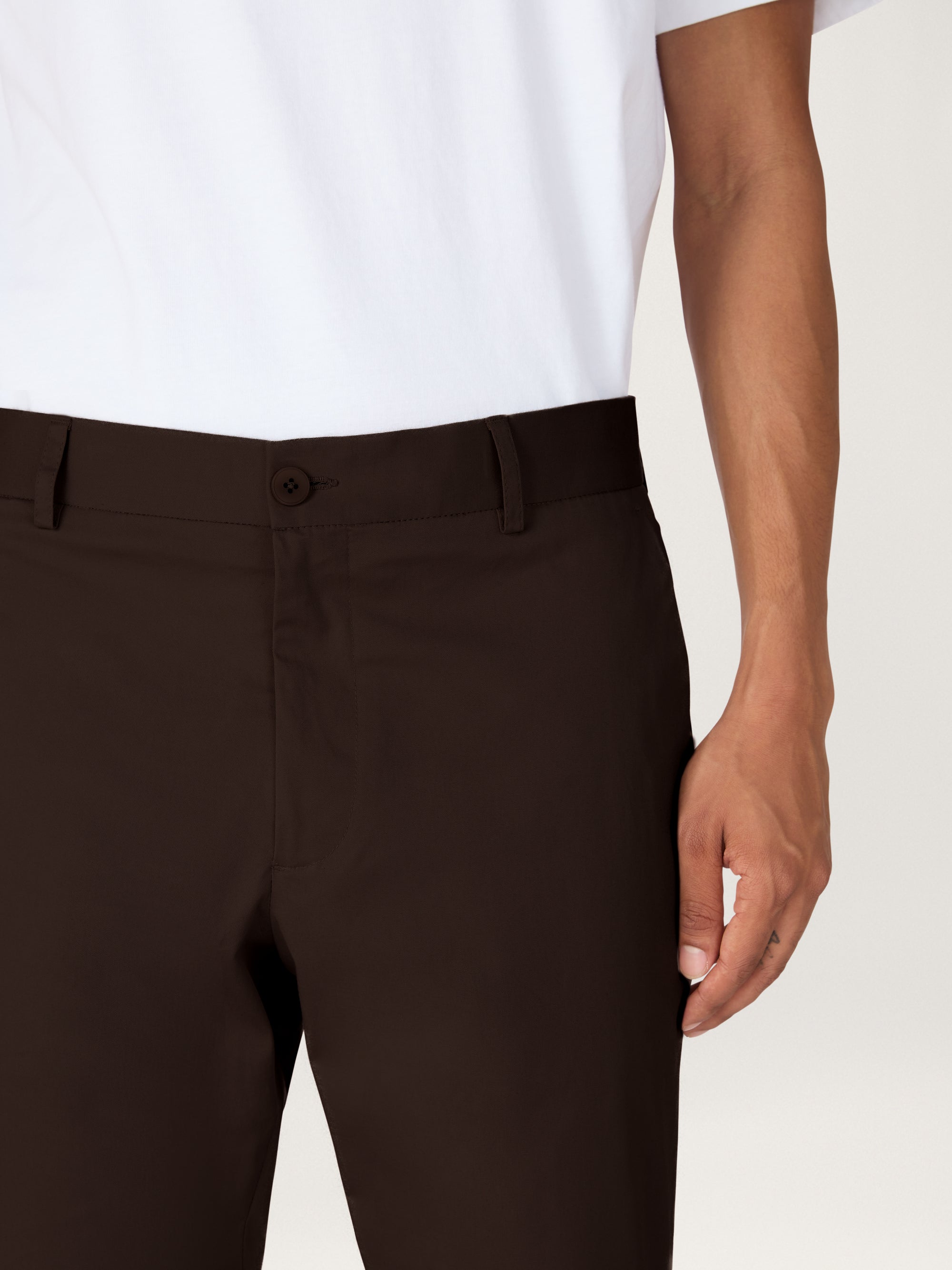 The Essential Chino || Espresso | Stretch Cotton