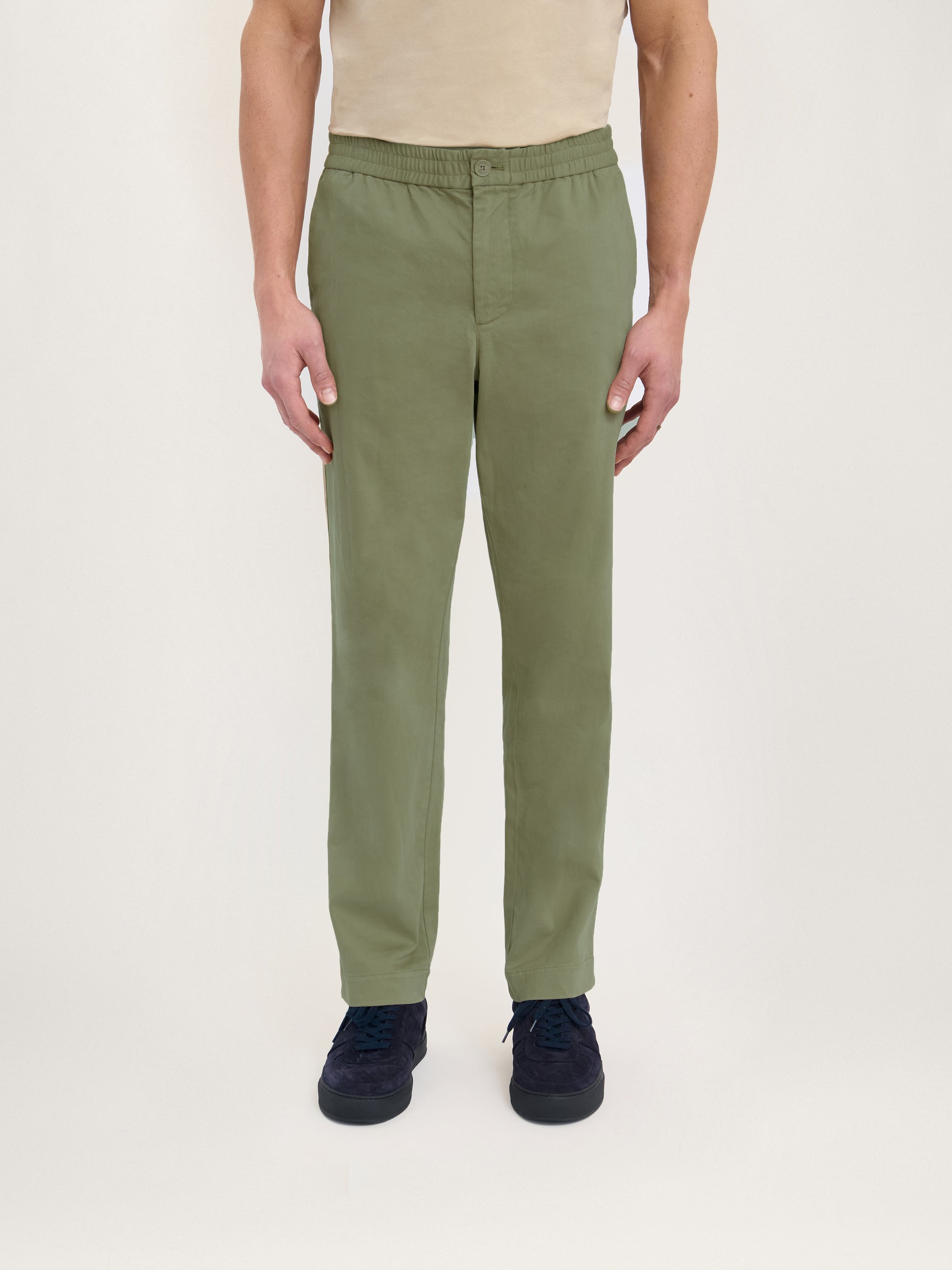 The Easy Trouser || Moss | Organic Cotton