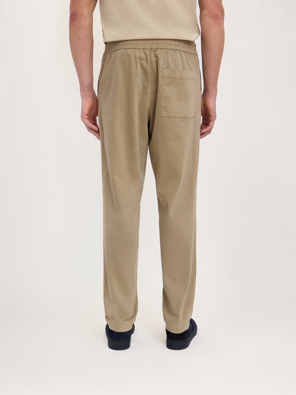 The Easy Trouser || Dark Beige | Organic Cotton