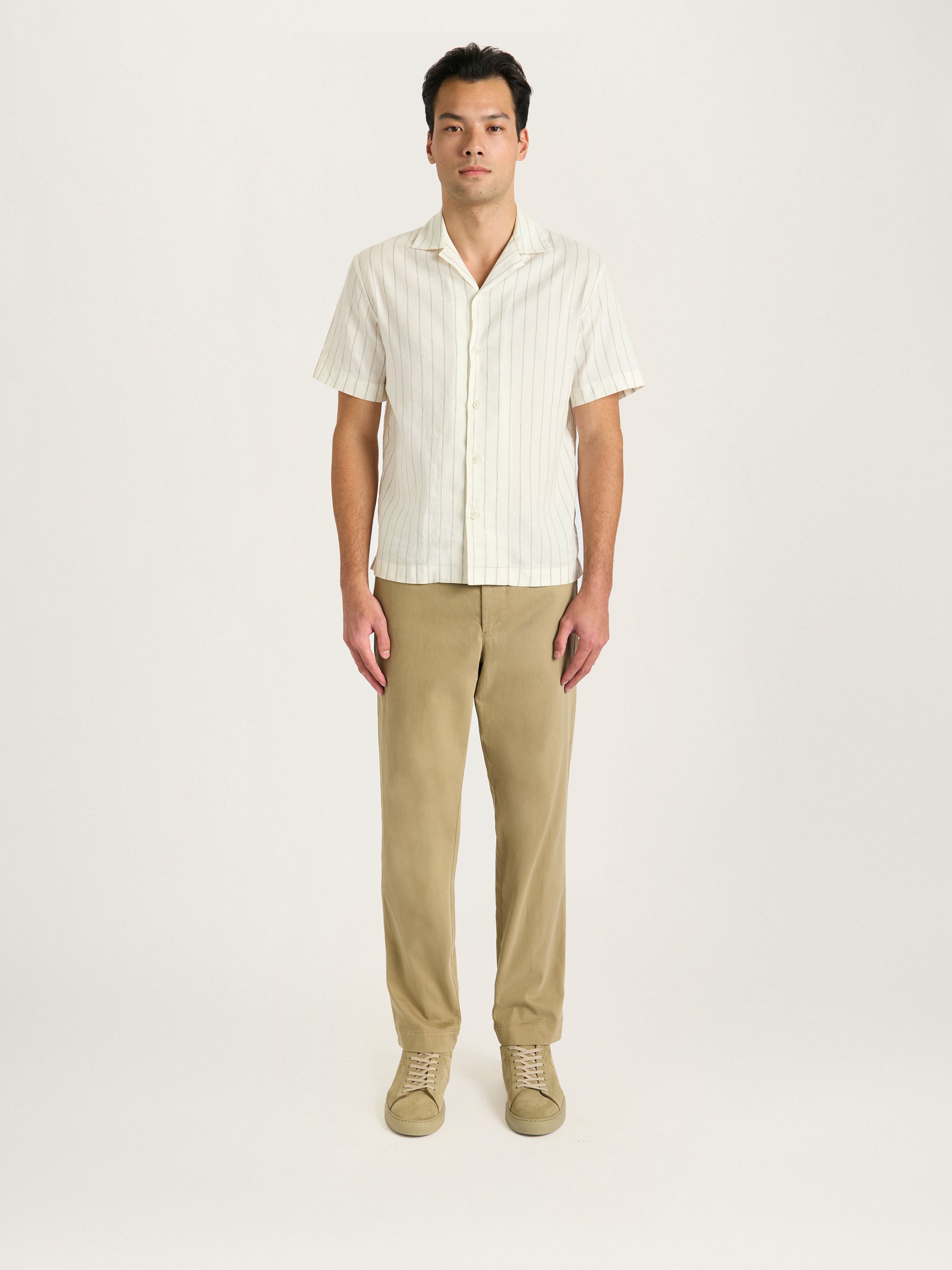 The Easy Trouser || Dark Beige | Organic Cotton