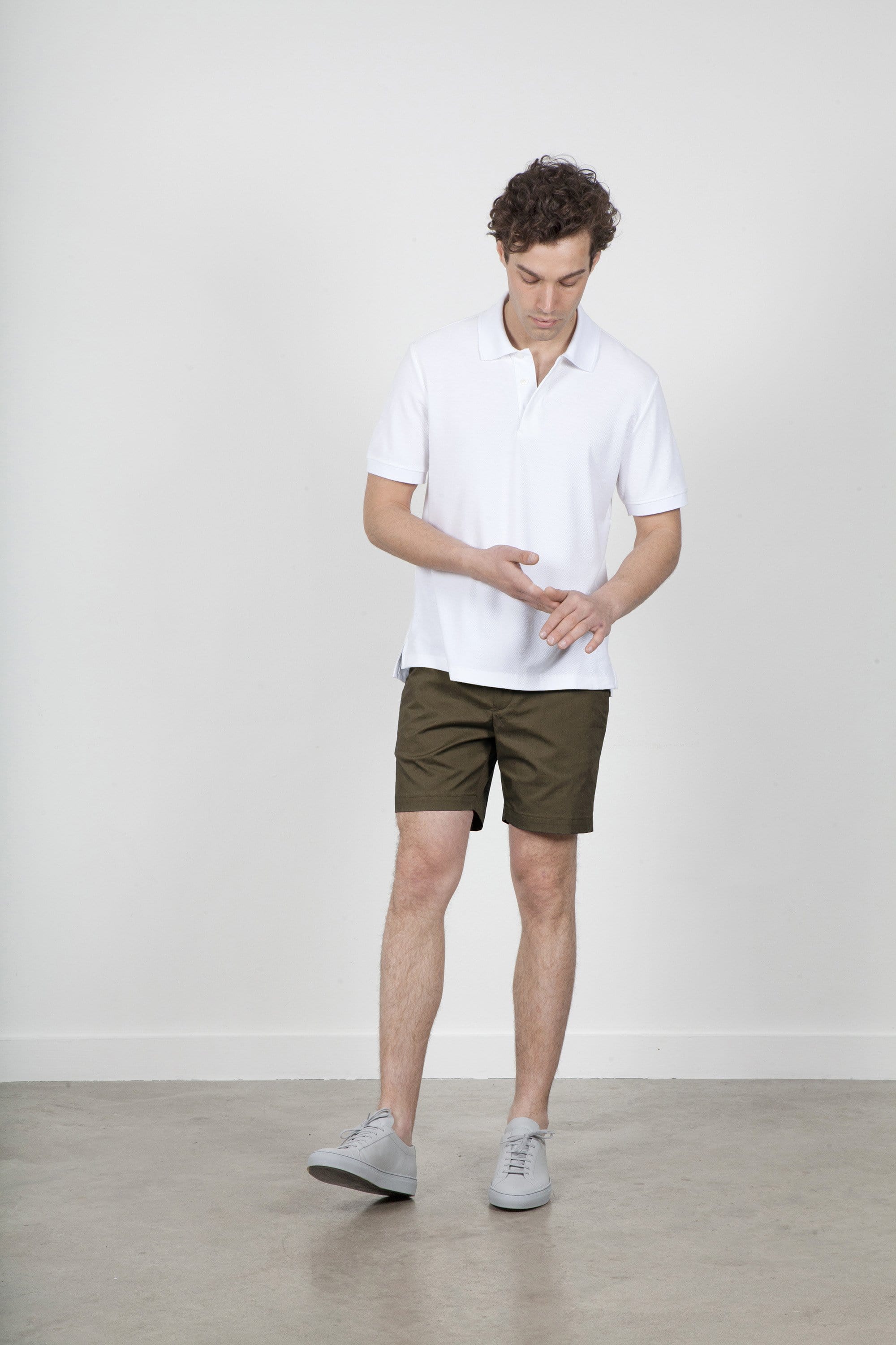 The 12 Shorts 7" || Khaki | Stretch Cotton
