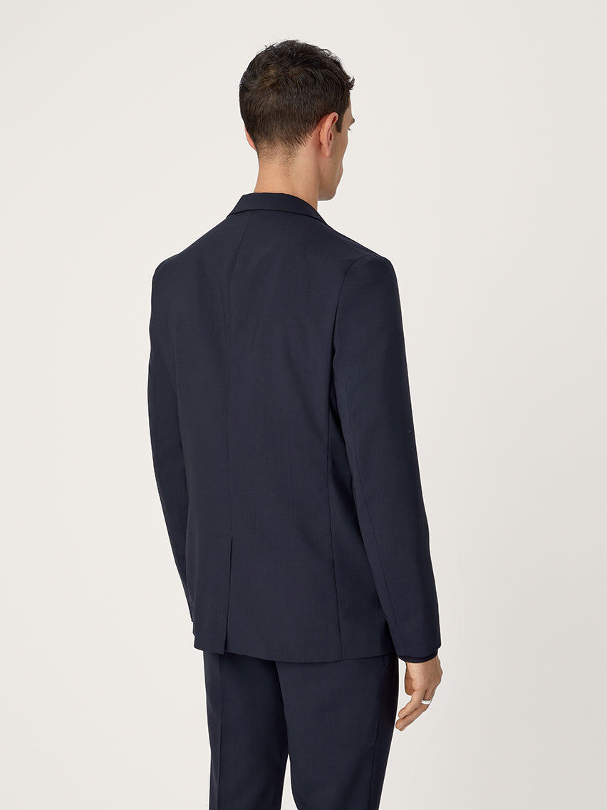 The Tropical Wool Suit - Navy
