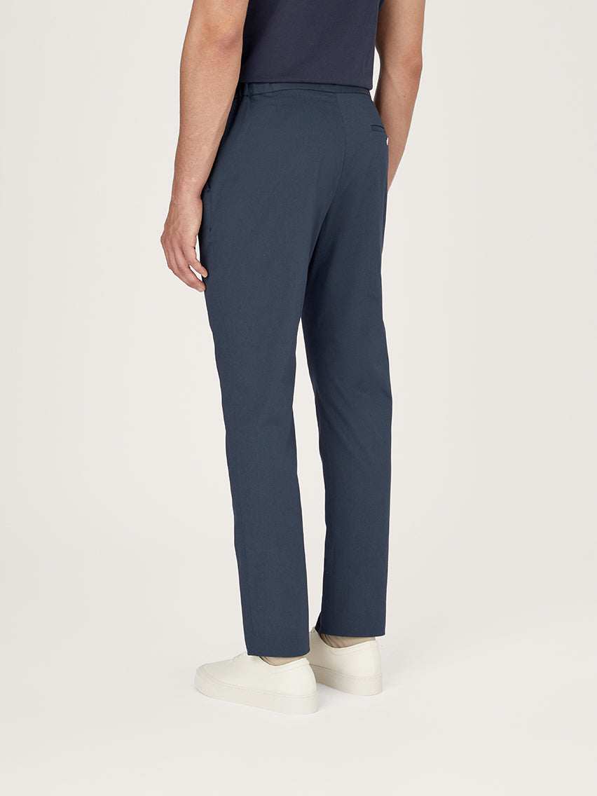 The 24 Trouser || Pebble Blue | Stretch Cotton