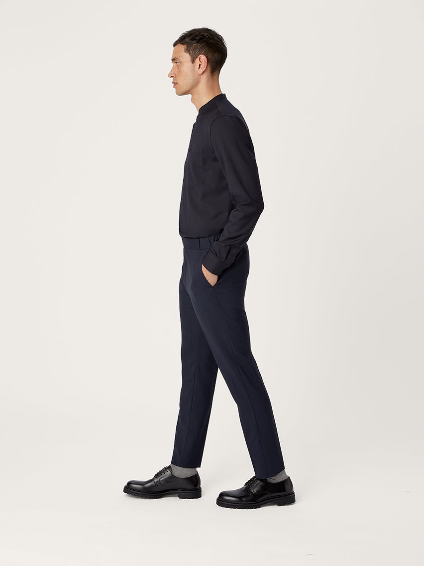 The Tropical Wool 24 Trouser || Navy | Tropical Wool