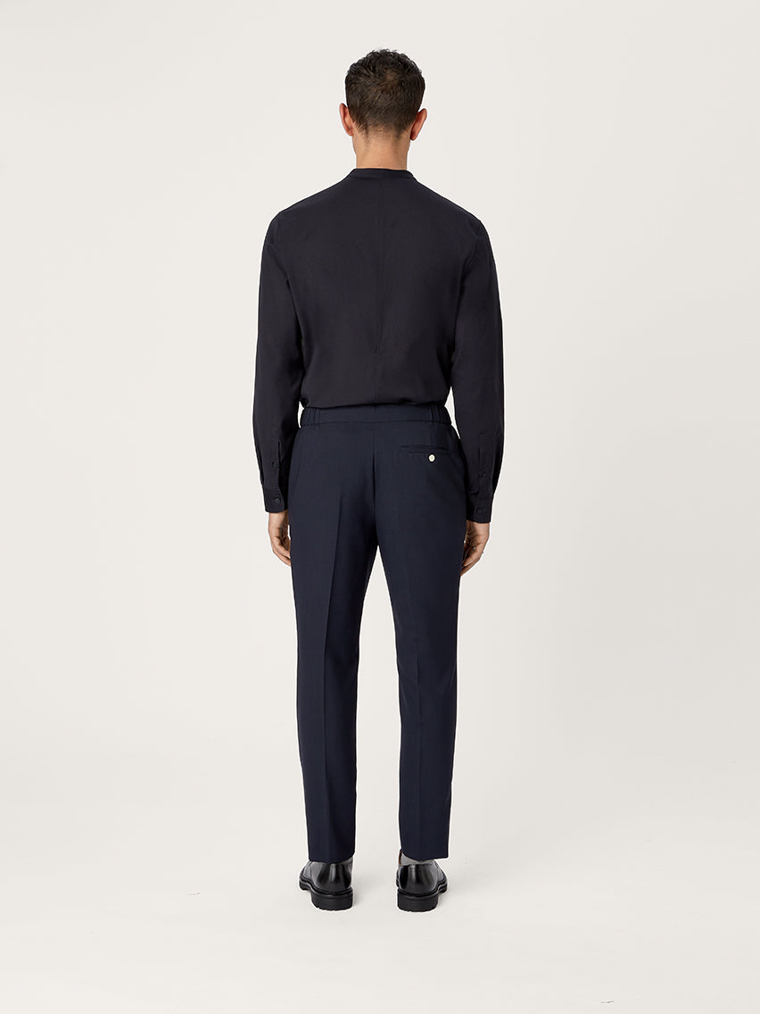 The Tropical Wool 24 Trouser || Navy | Tropical Wool