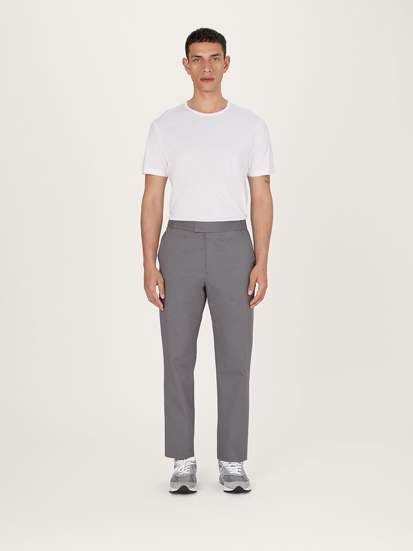 The 24 Trouser Relaxed Fit || Tokyo-Grey | Stretch Cotton