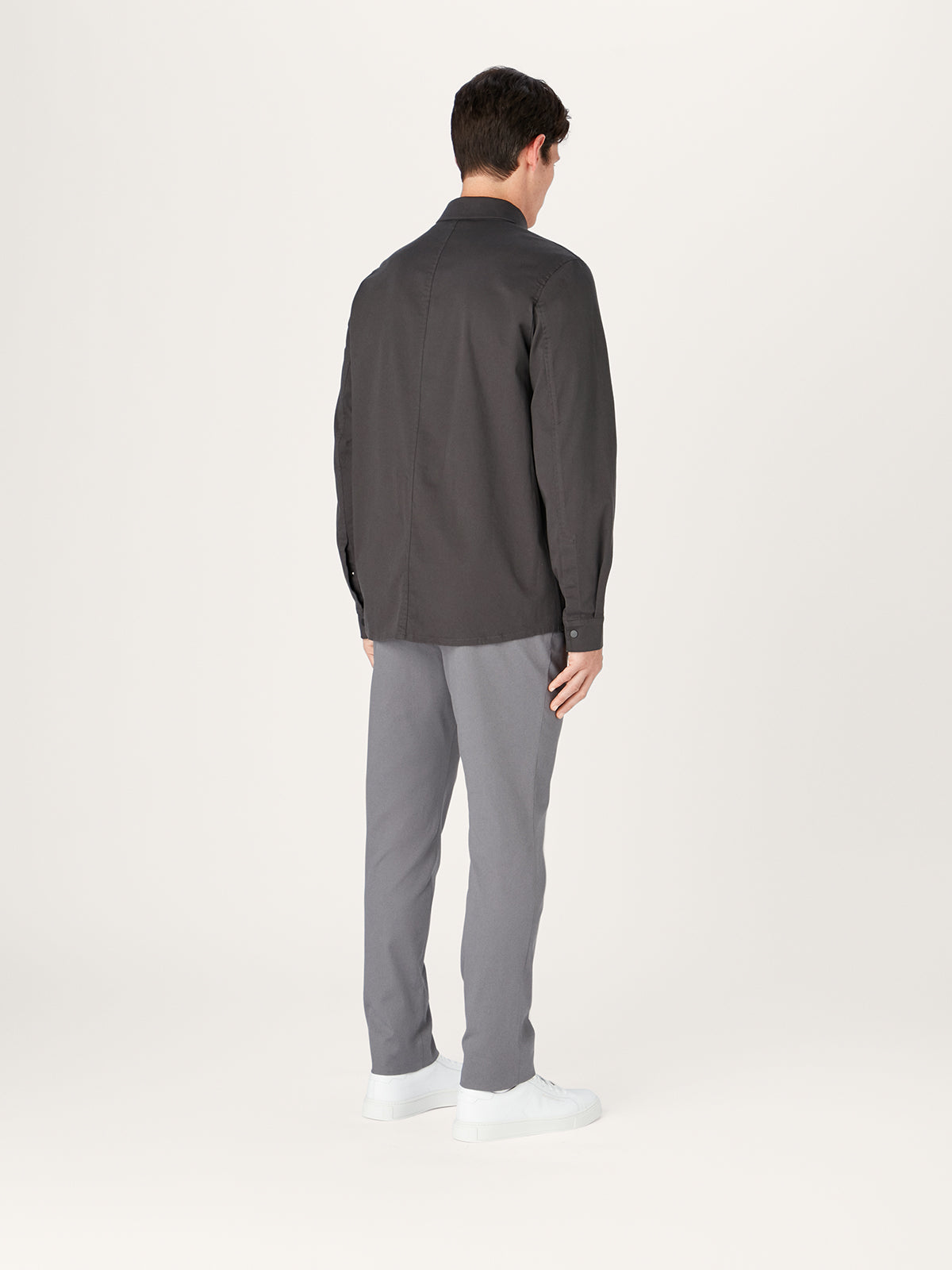 The 24 Overshirt || Slate Grey | Stretch Cotton