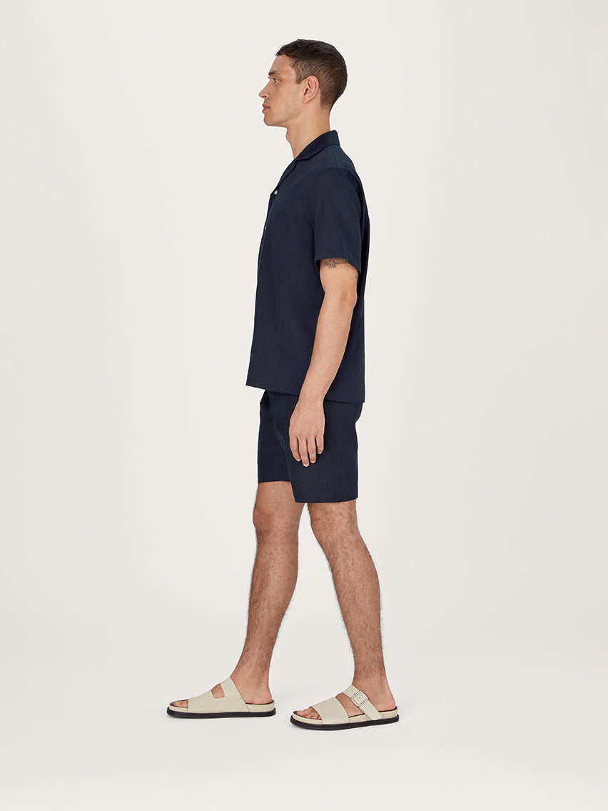 The 12 Shorts Linen 9" || Navy | Linen