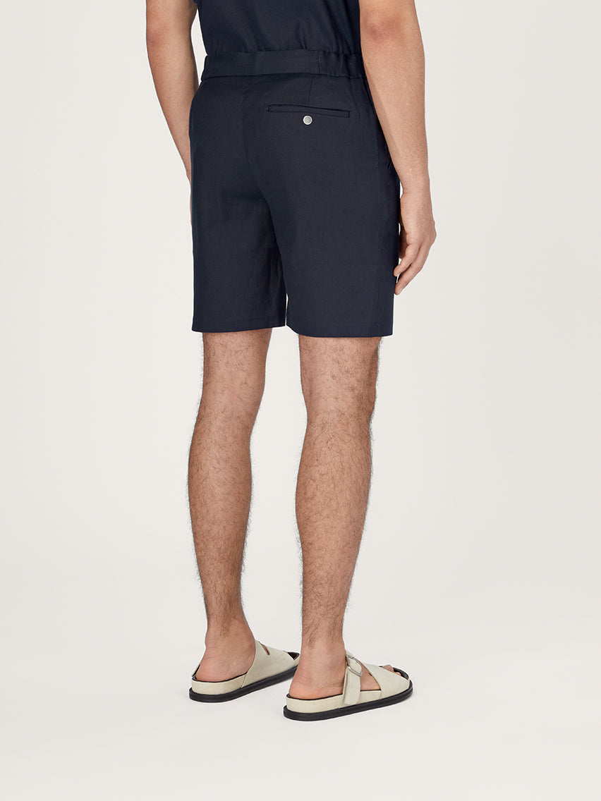 The 12 Shorts Linen 9" || Navy | Linen