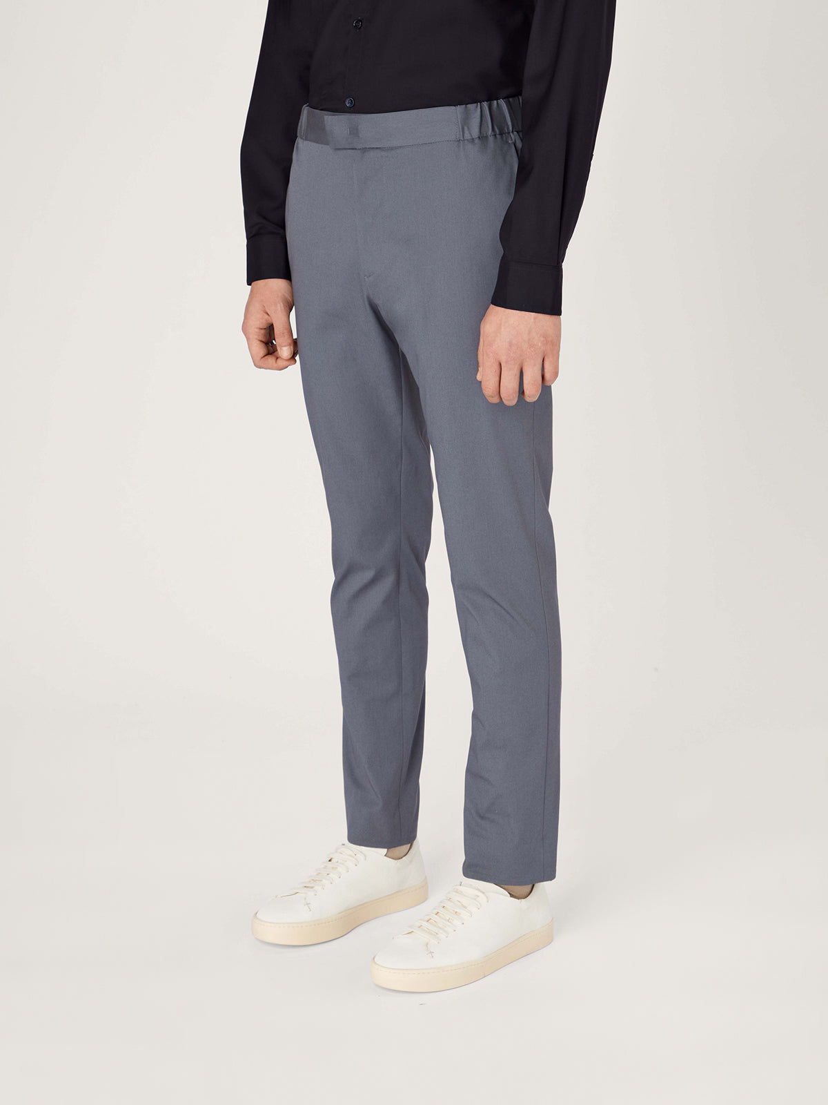 The 24 Trouser || Ullswater Blue | Stretch Cotton