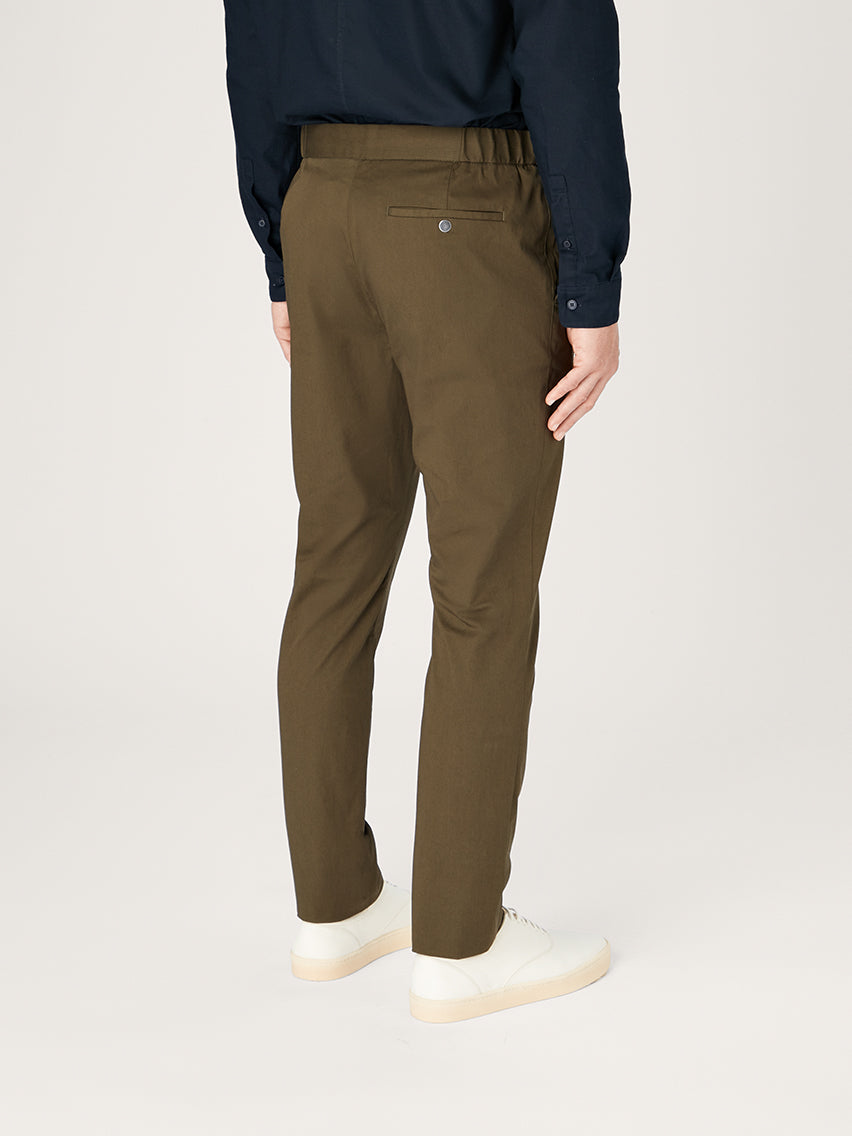 The 24 Trouser Relaxed Fit || Spruce | Stretch Cotton
