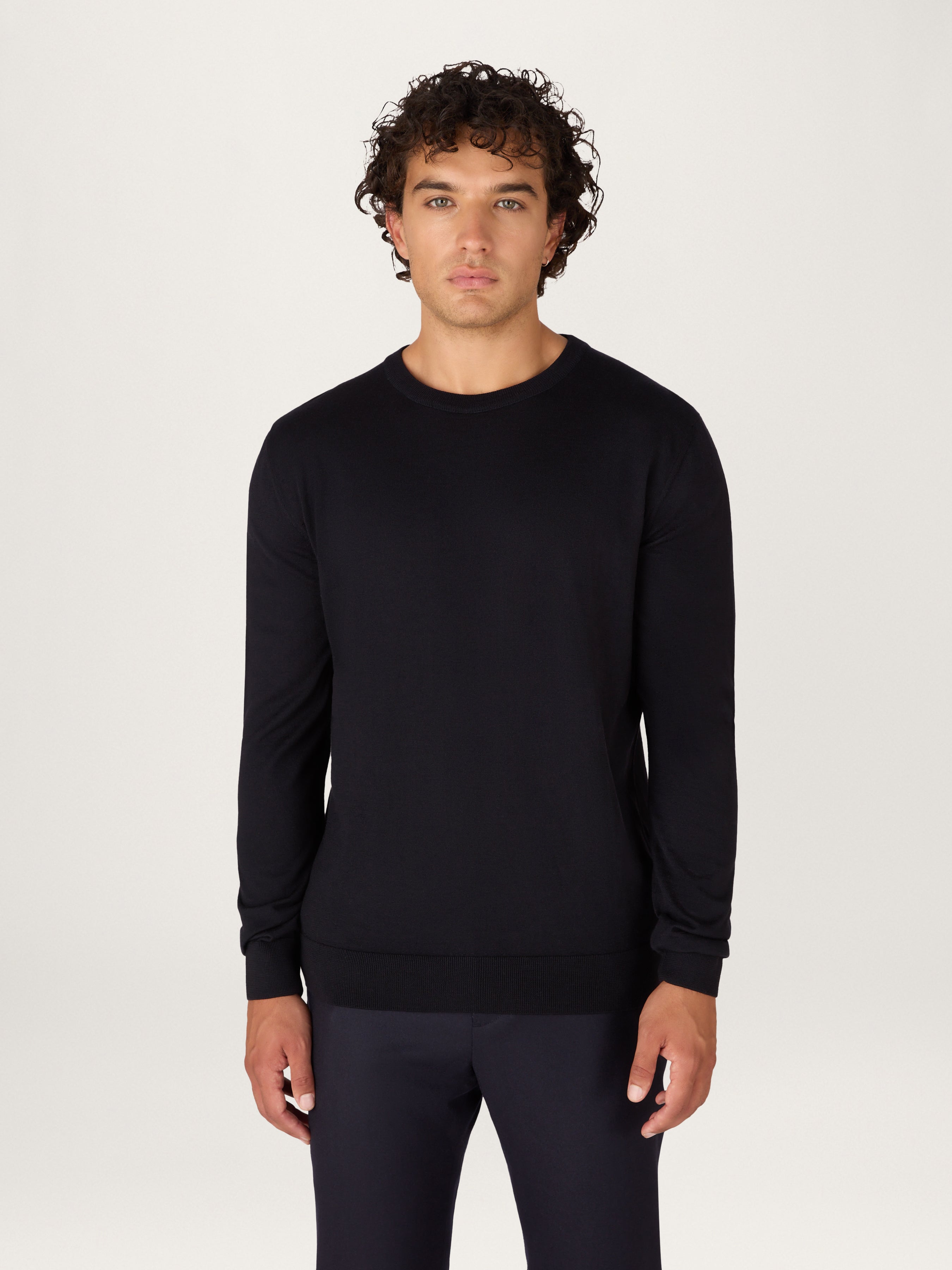 The Knitted Crew || Navy | Merino Wool – LESTRANGE