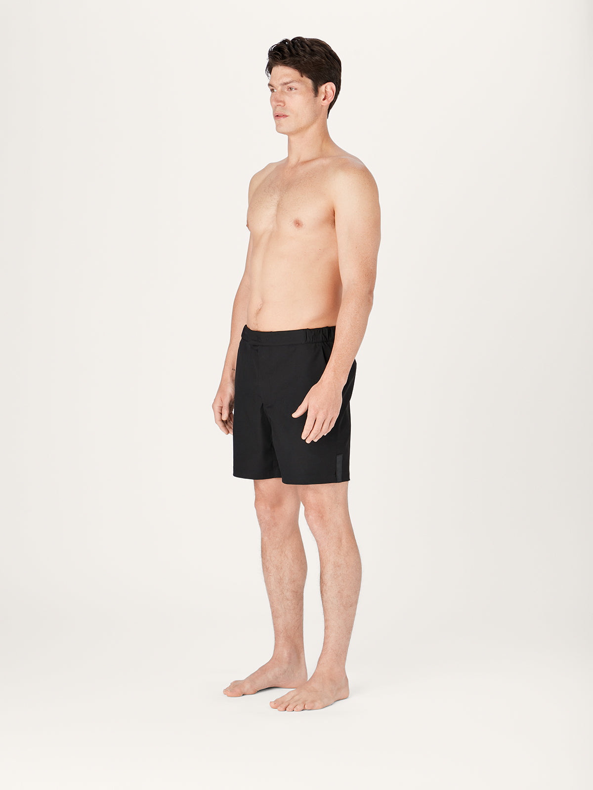 The Anywear Short 2.0 || Black | Recycled nylon with netting ...