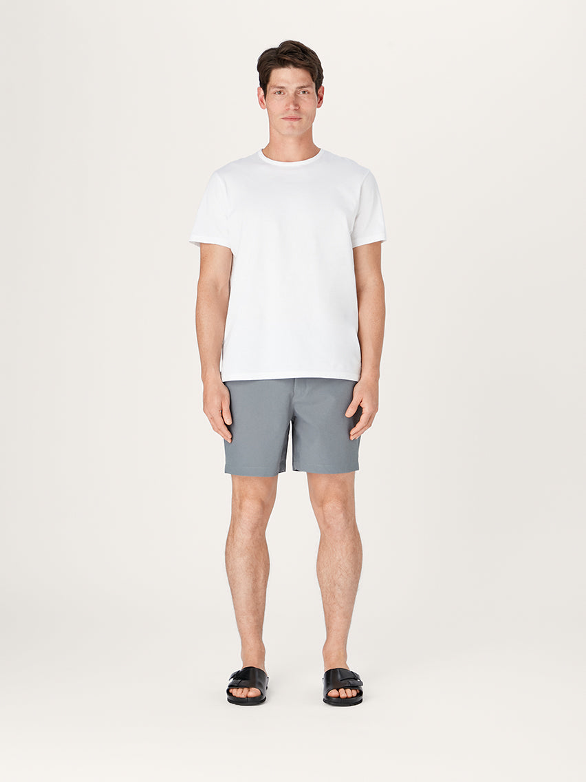 The Anywear Short 2.0 || Steel Blue | Recycled nylon with netting