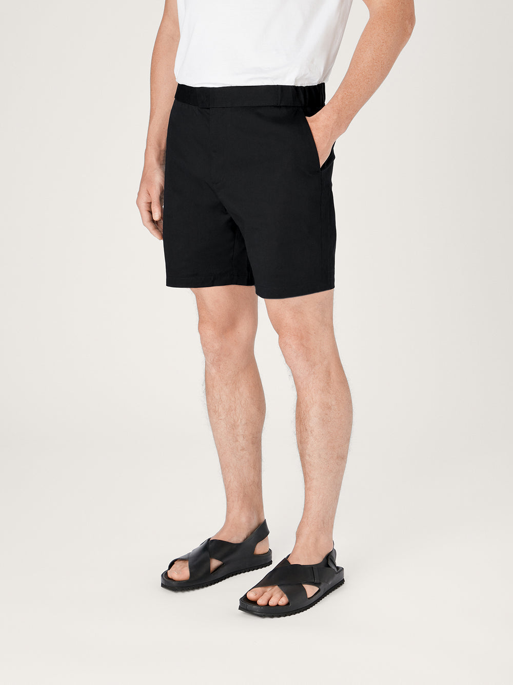 The 12 Shorts 8" || Black | Organic Cotton