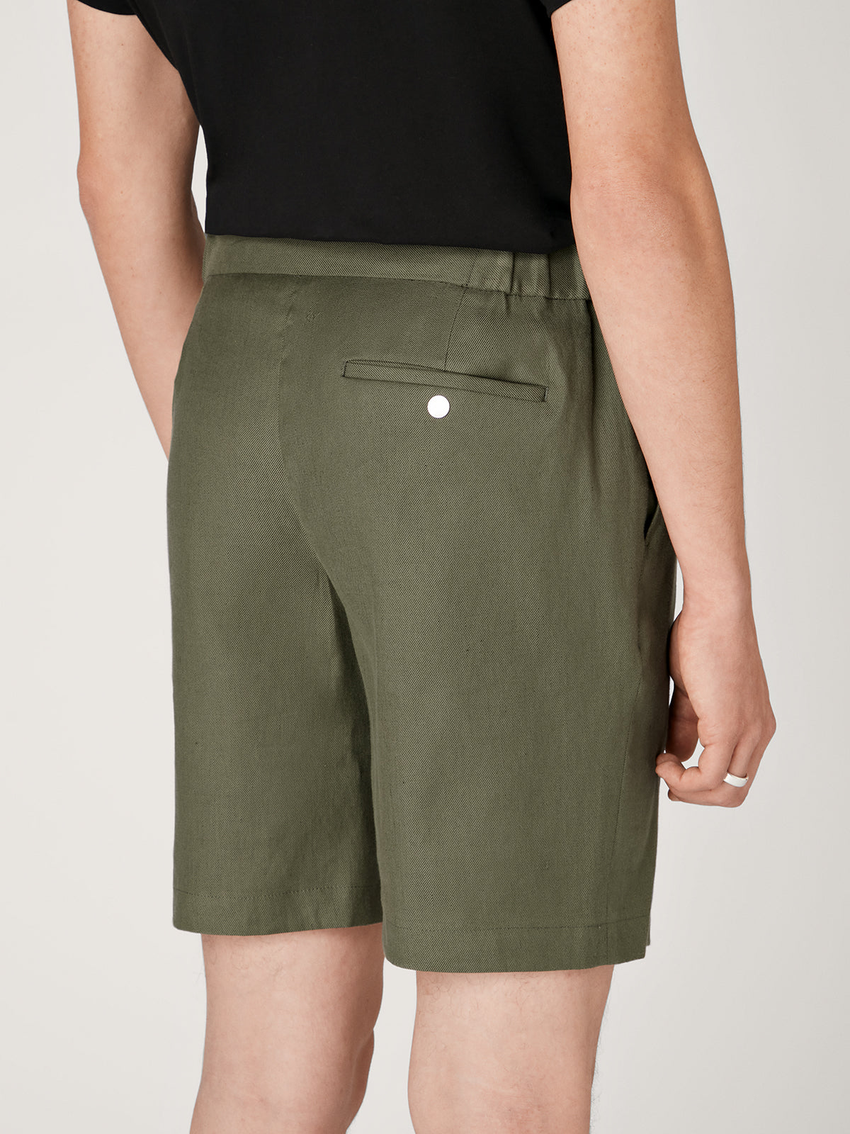 Linen chino shorts online