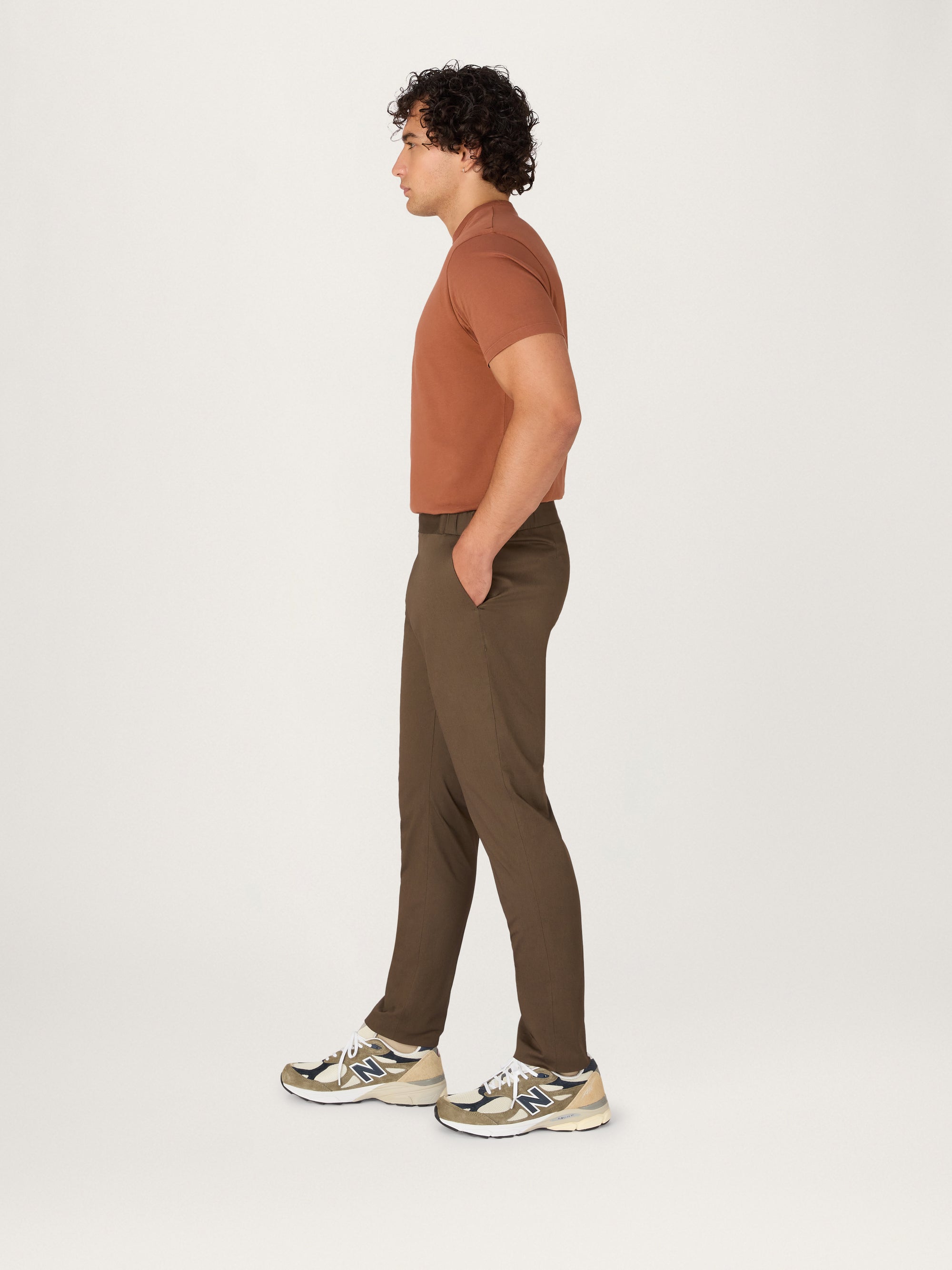 The 24 Trouser || Clay | Stretch Cotton