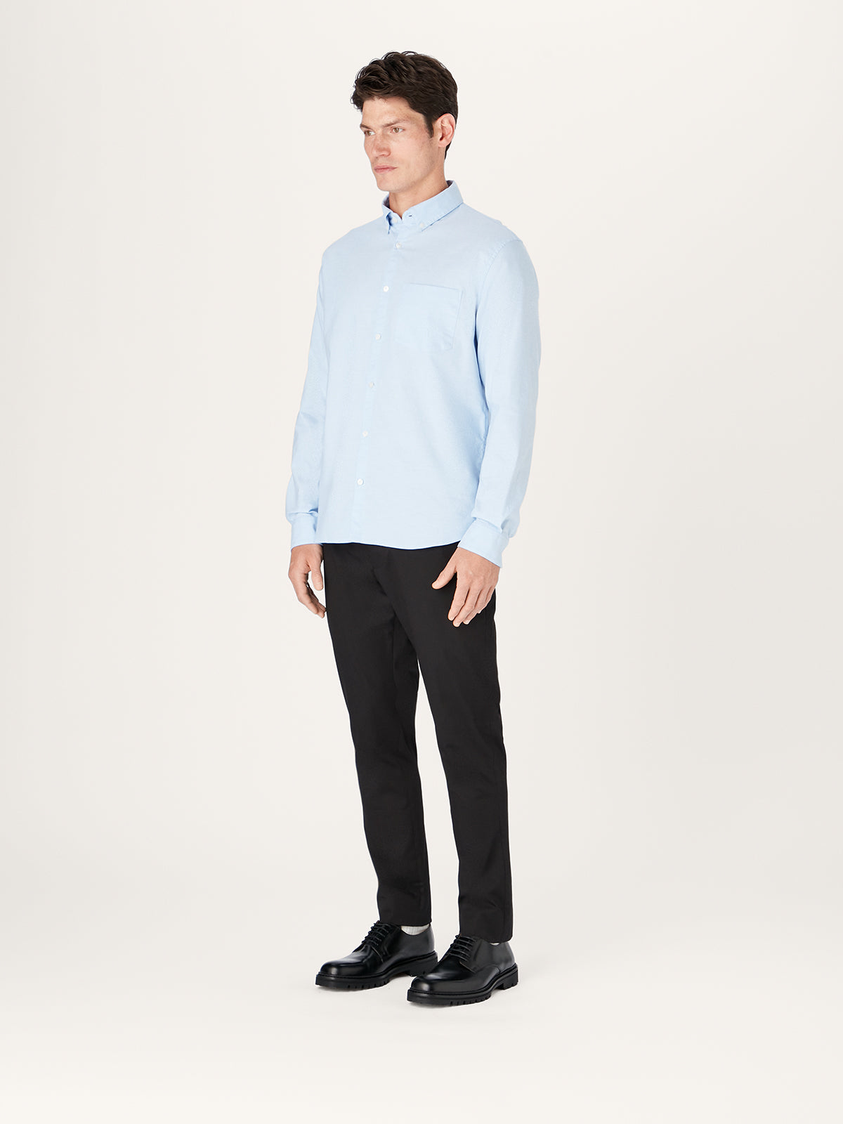 The All Day Oxford Shirt || Light-Blue | Stretch Cotton