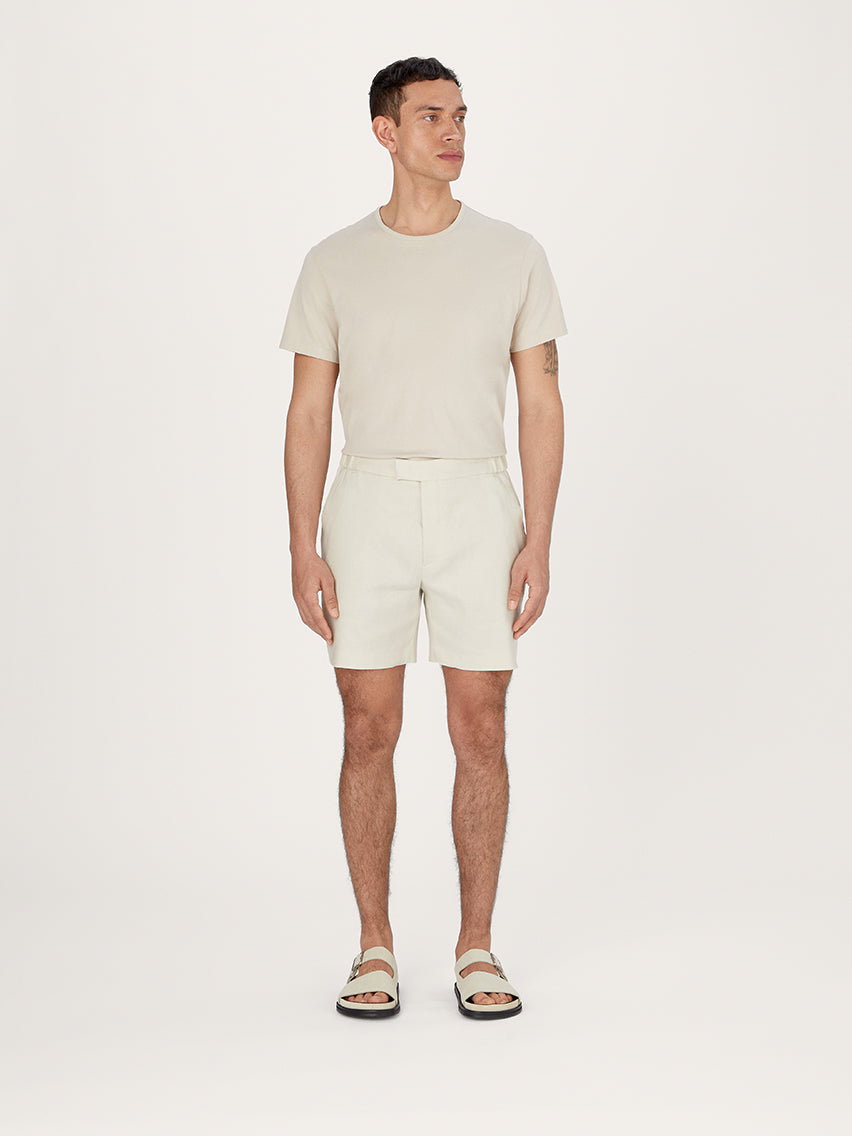 The 12 Shorts Linen 7" || Ivory | Linen