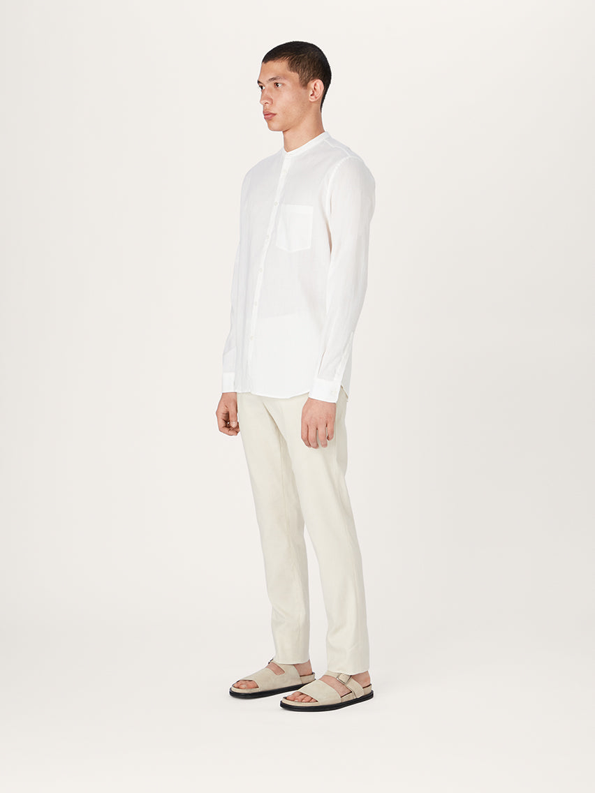 The 24 Trouser Linen || Ivory | Linen