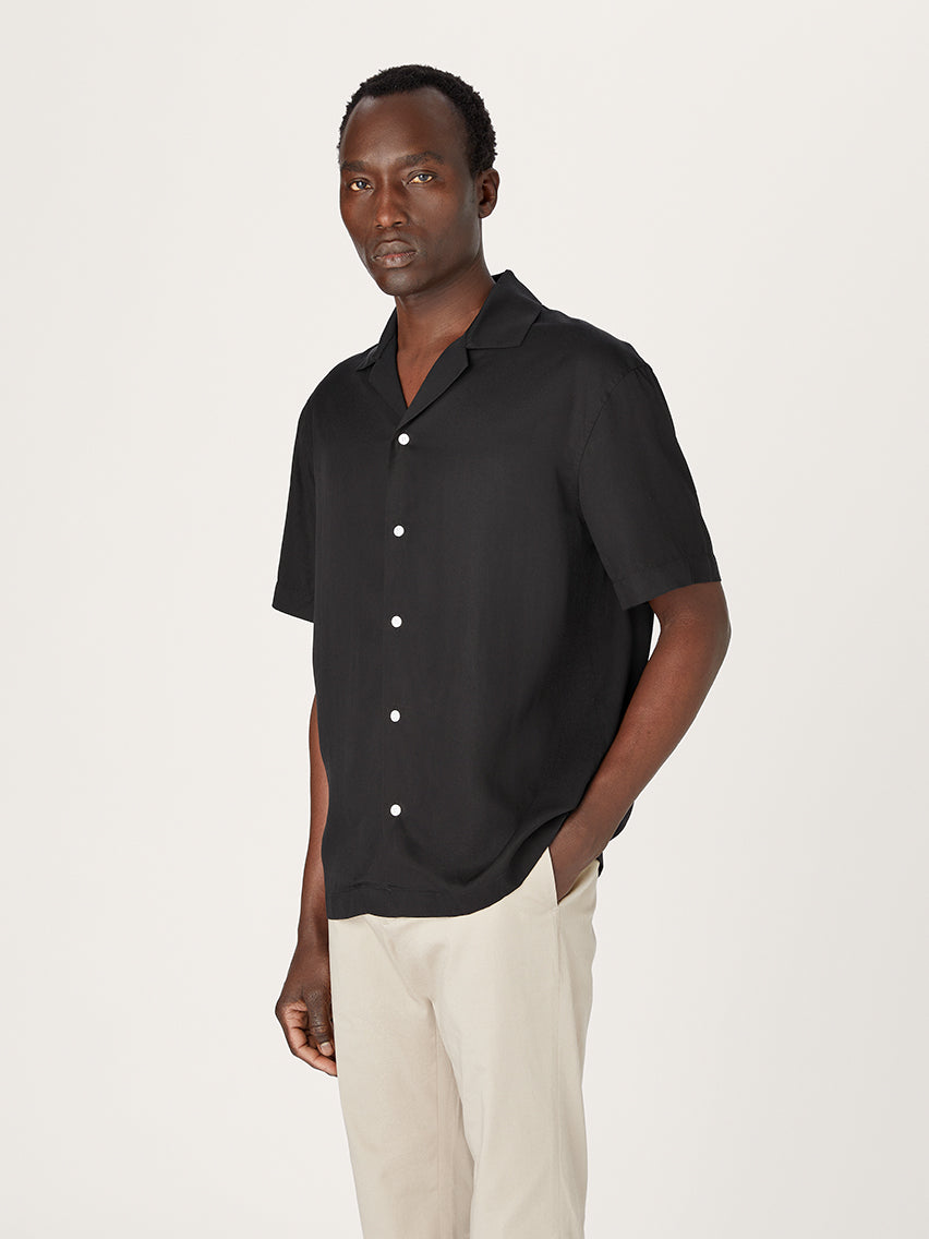 The Cuban Collar Tencel™ || Black | TENCEL™