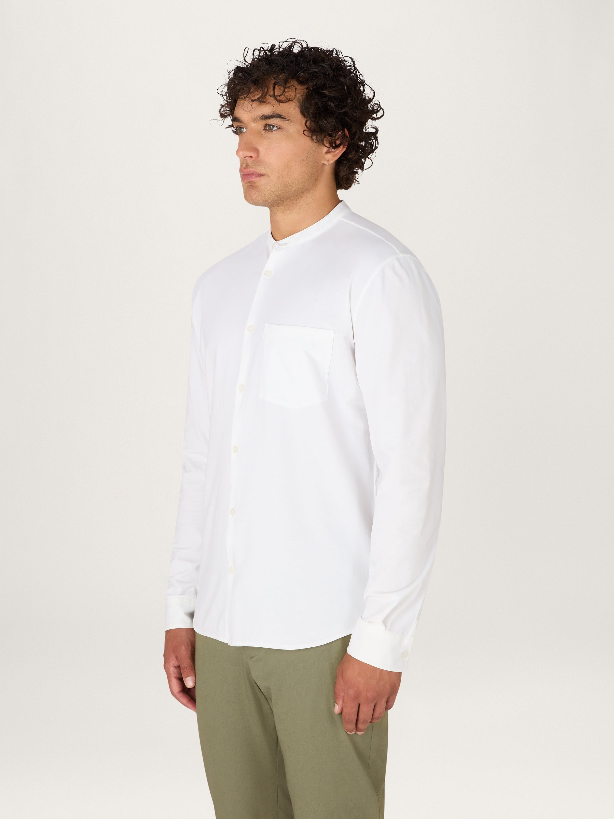 The All Day Shirt Jersey || White