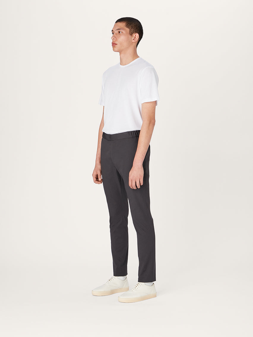 The 24 Trouser || Slate-Grey | Stretch Cotton