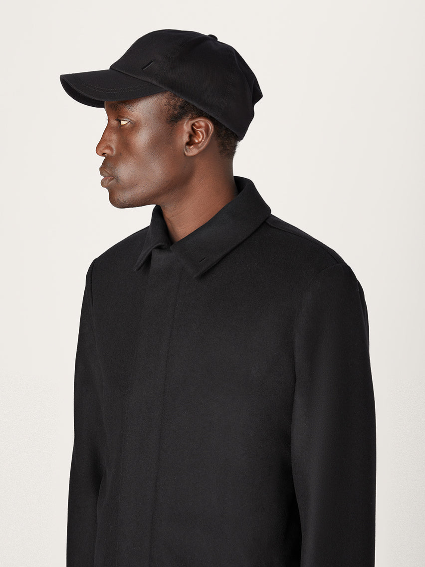 The Modular Coat || Black | Recycled Wool