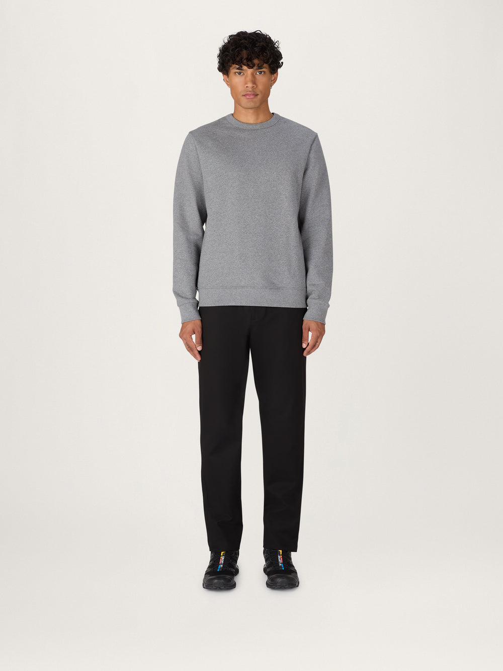 The Icon Sweatshirt || Grey Marl | Organic Cotton
