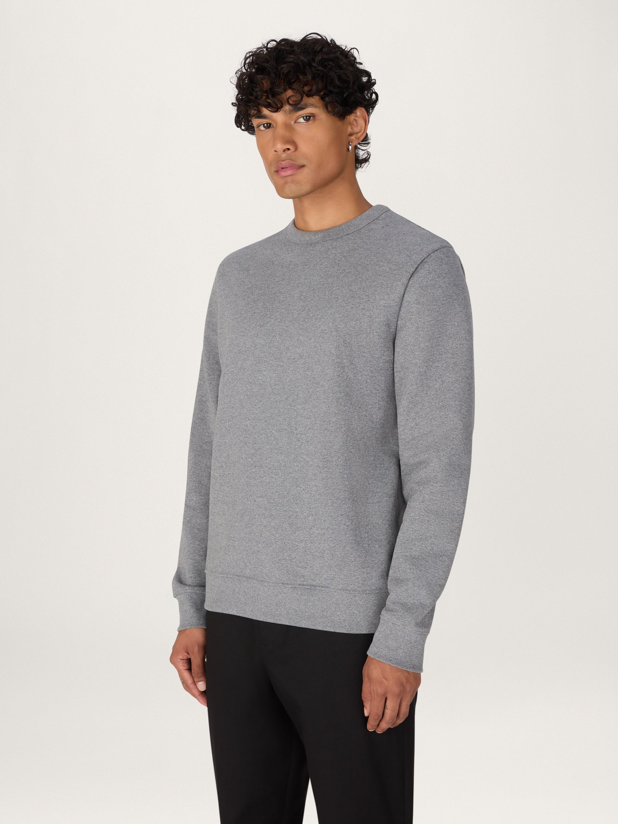 The Sweatshirt || Grey Marl | Organic Cotton