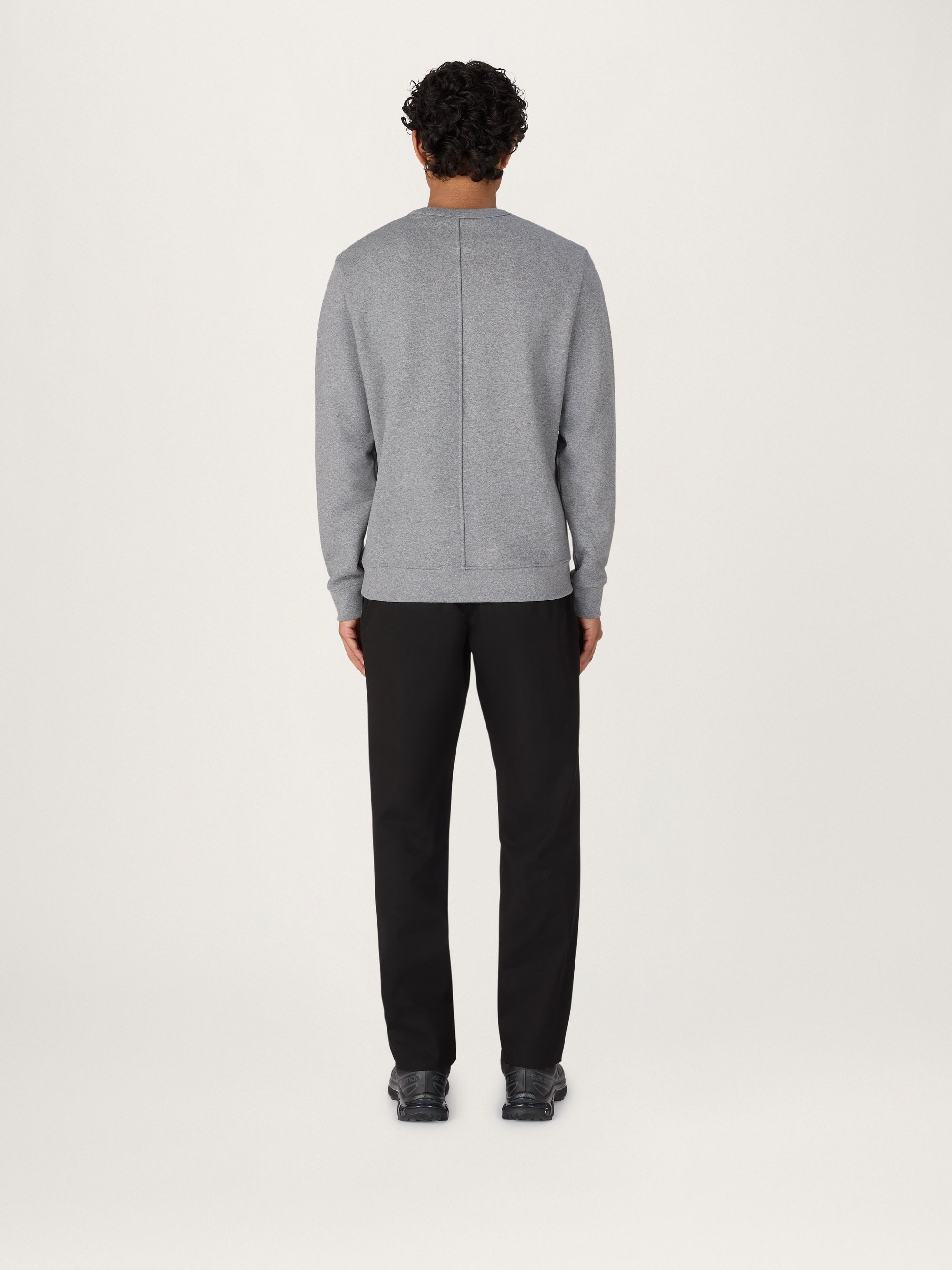 The Icon Sweatshirt || Grey Marl | Organic Cotton