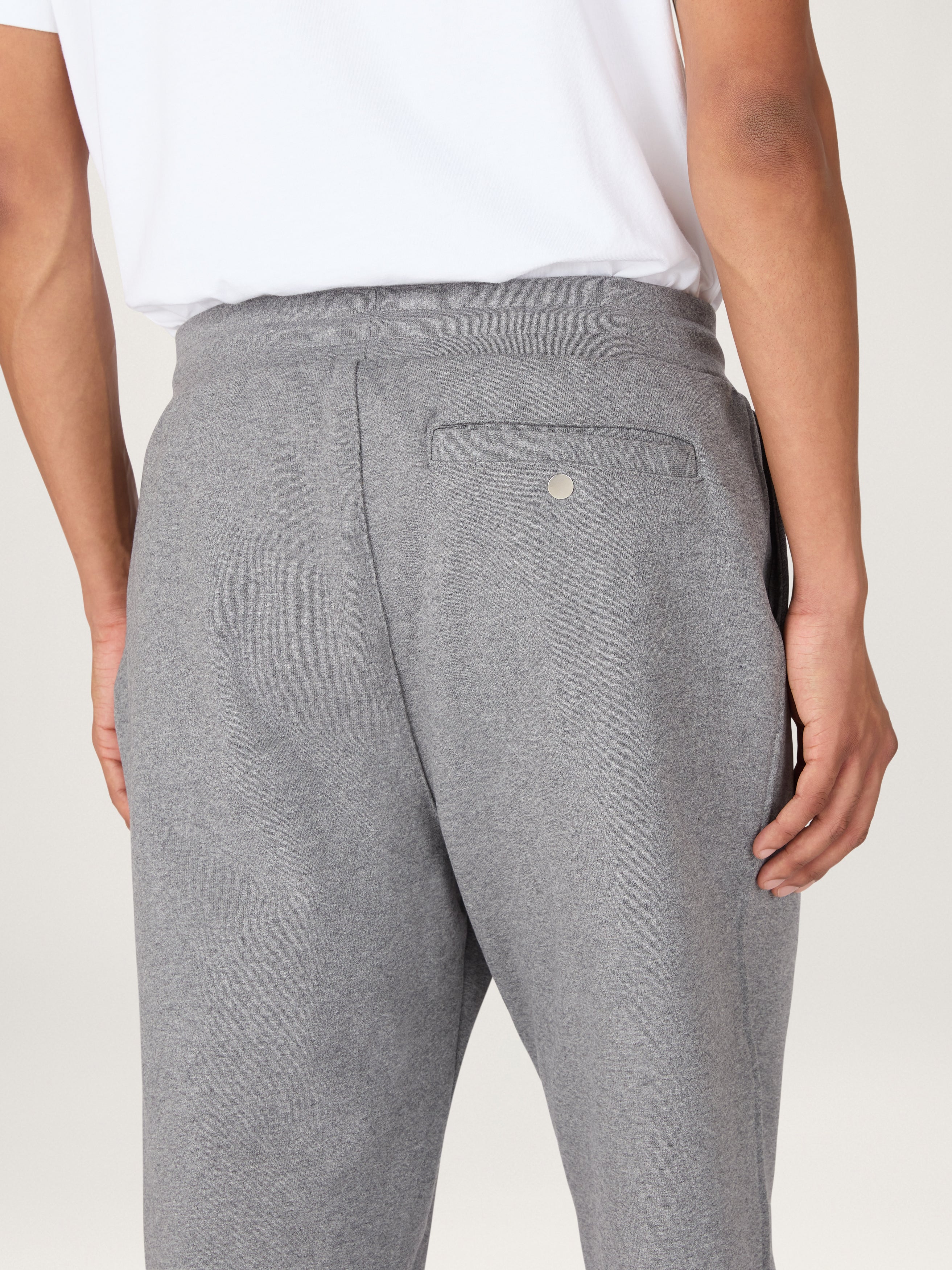 Grey cotton joggers sale