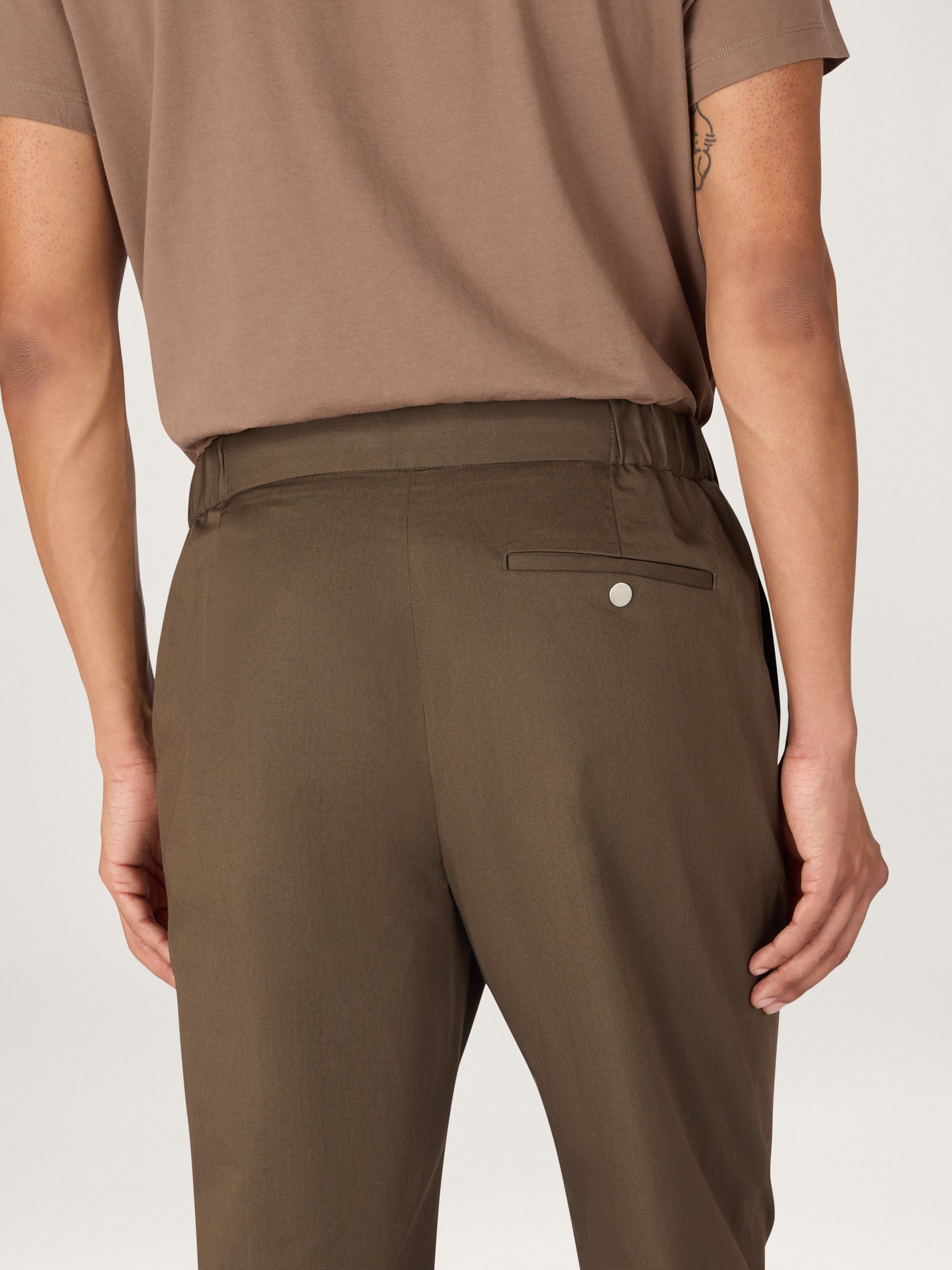 The 24 Trouser Relaxed Fit || Clay | Stretch Cotton