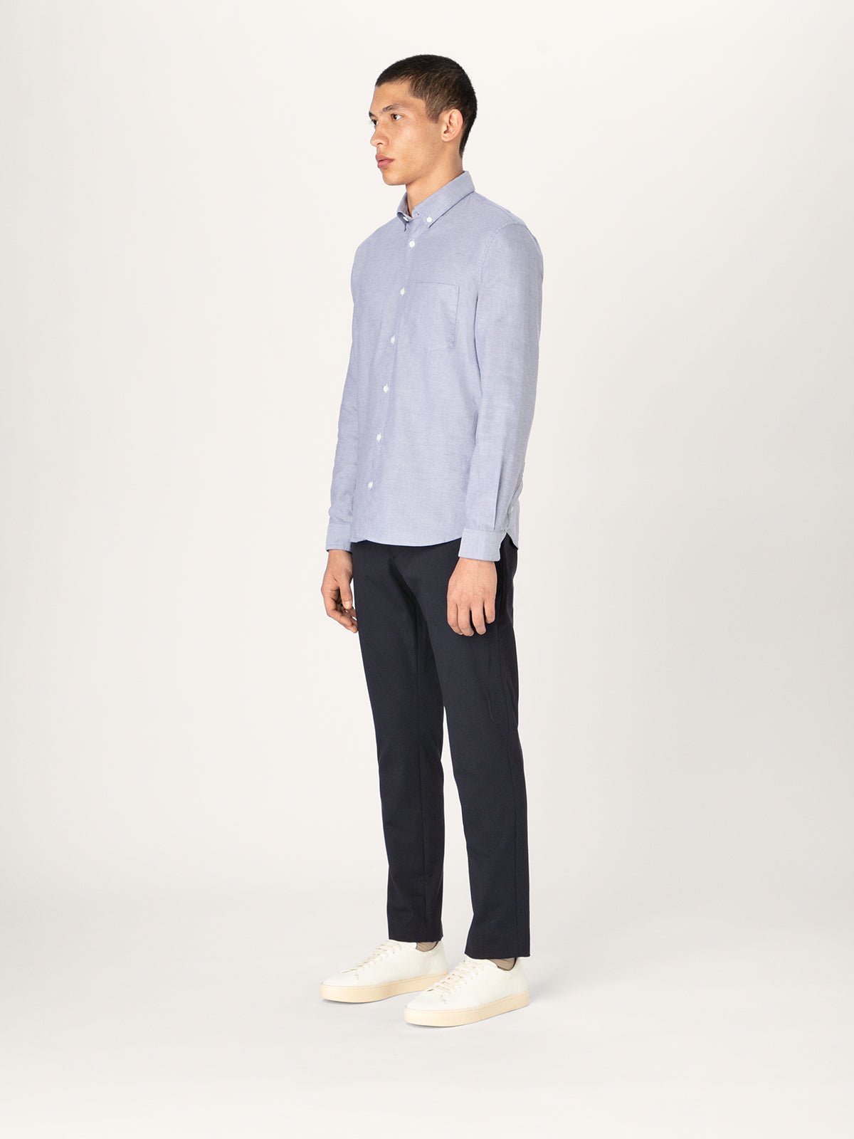 The All Day Oxford Shirt || Chambray | Stretch Cotton